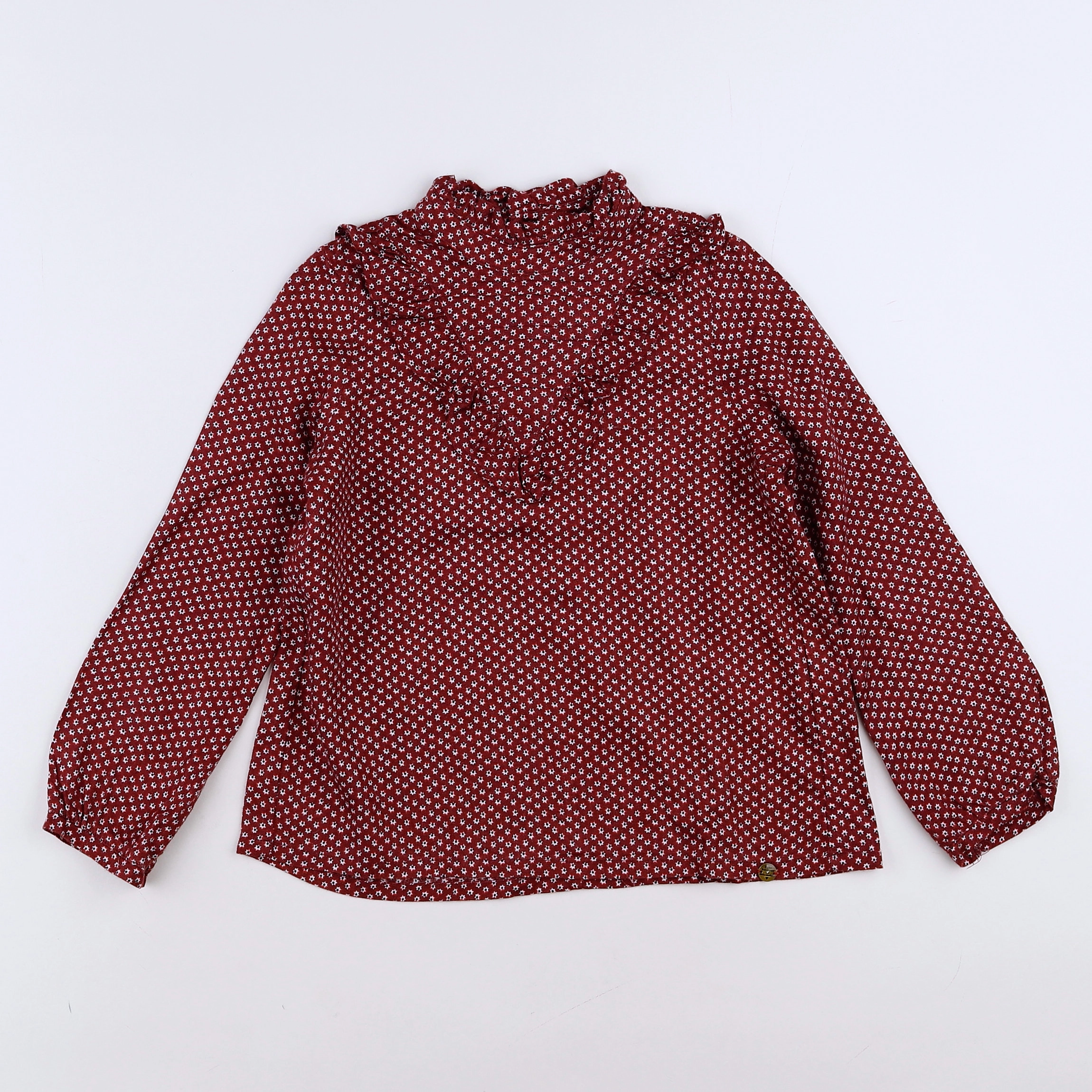 IKKS - blouse rouge - 6 ans