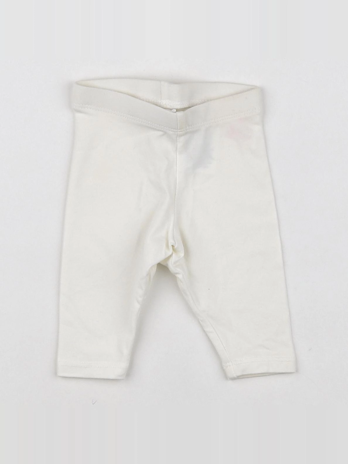 H&M - legging blanc - 1 mois