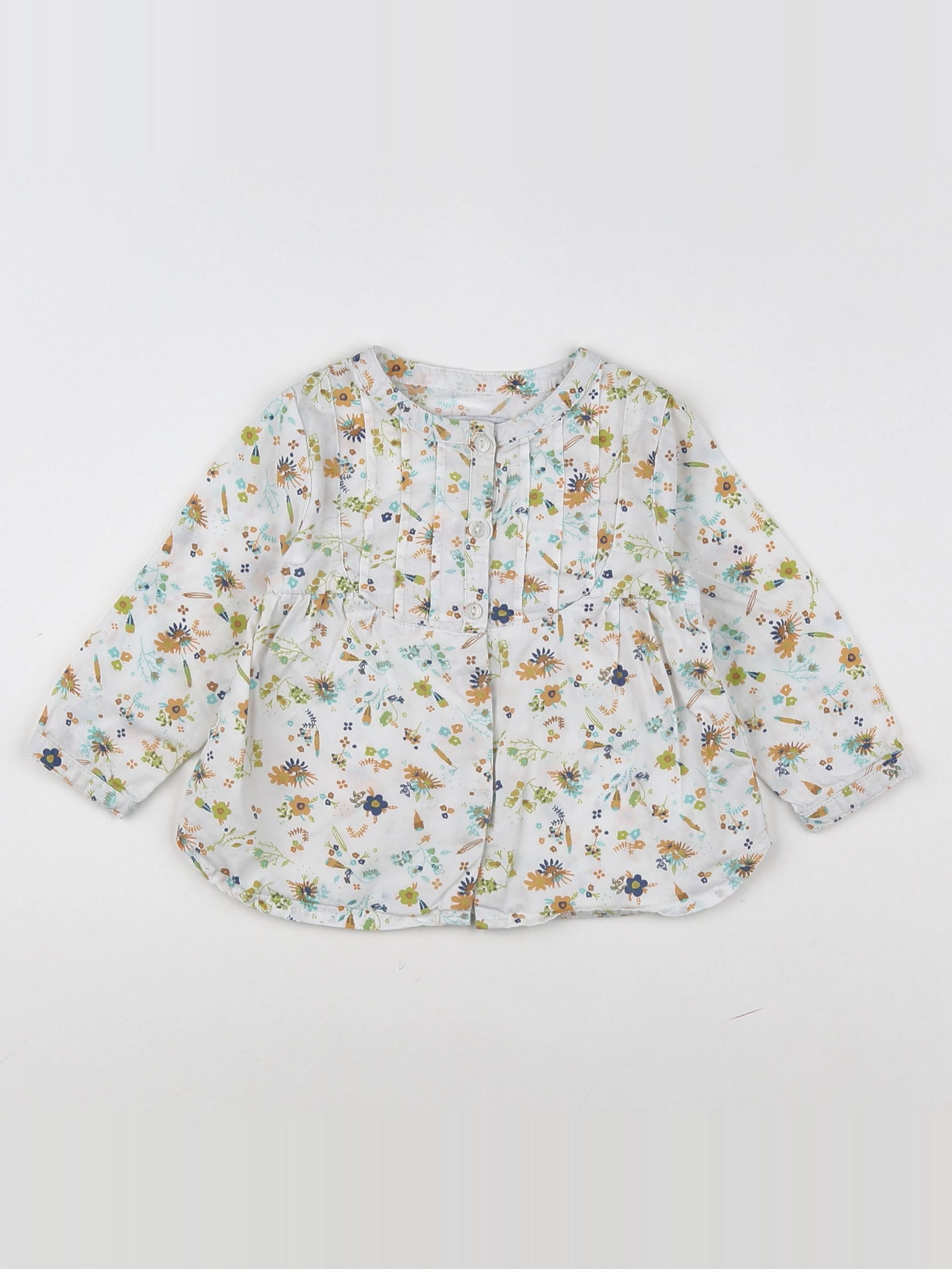 Vertbaudet - blouse blanc - 18 mois