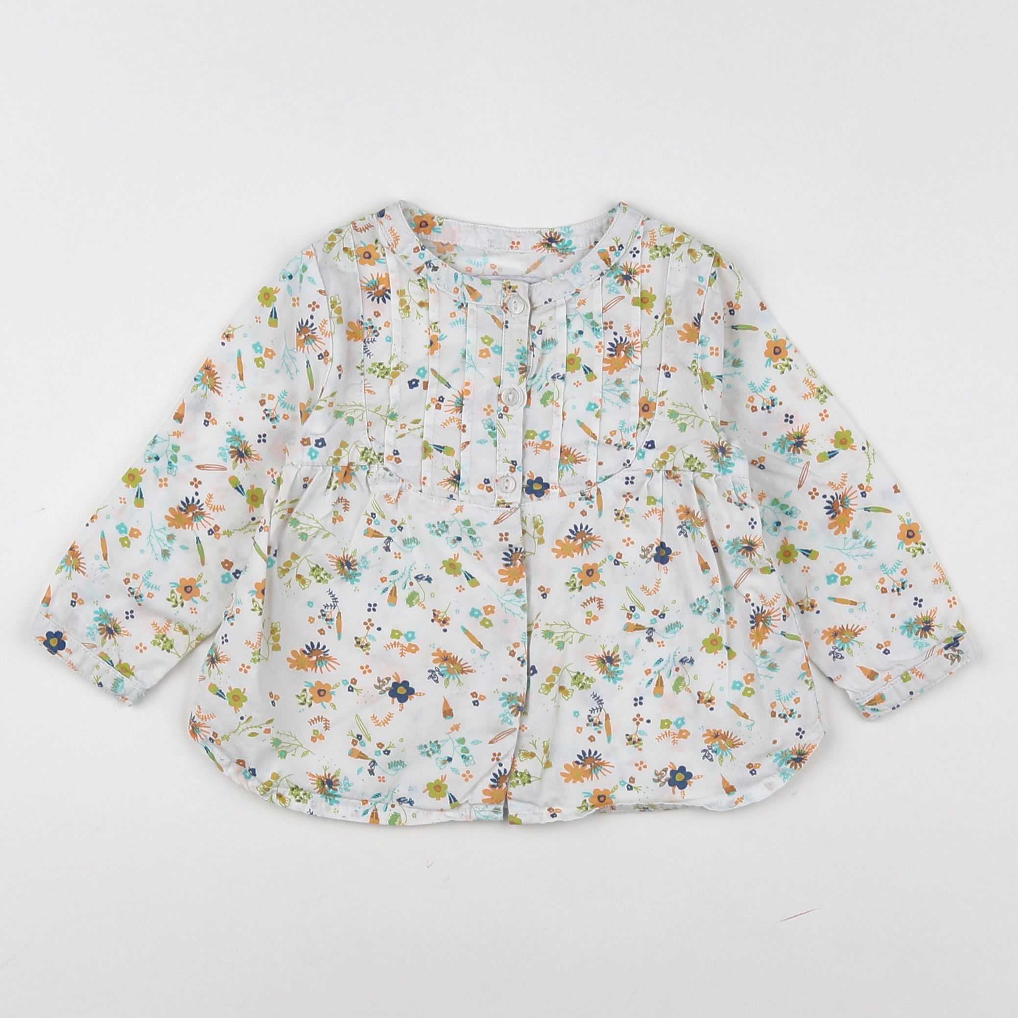 Vertbaudet - blouse blanc - 18 mois
