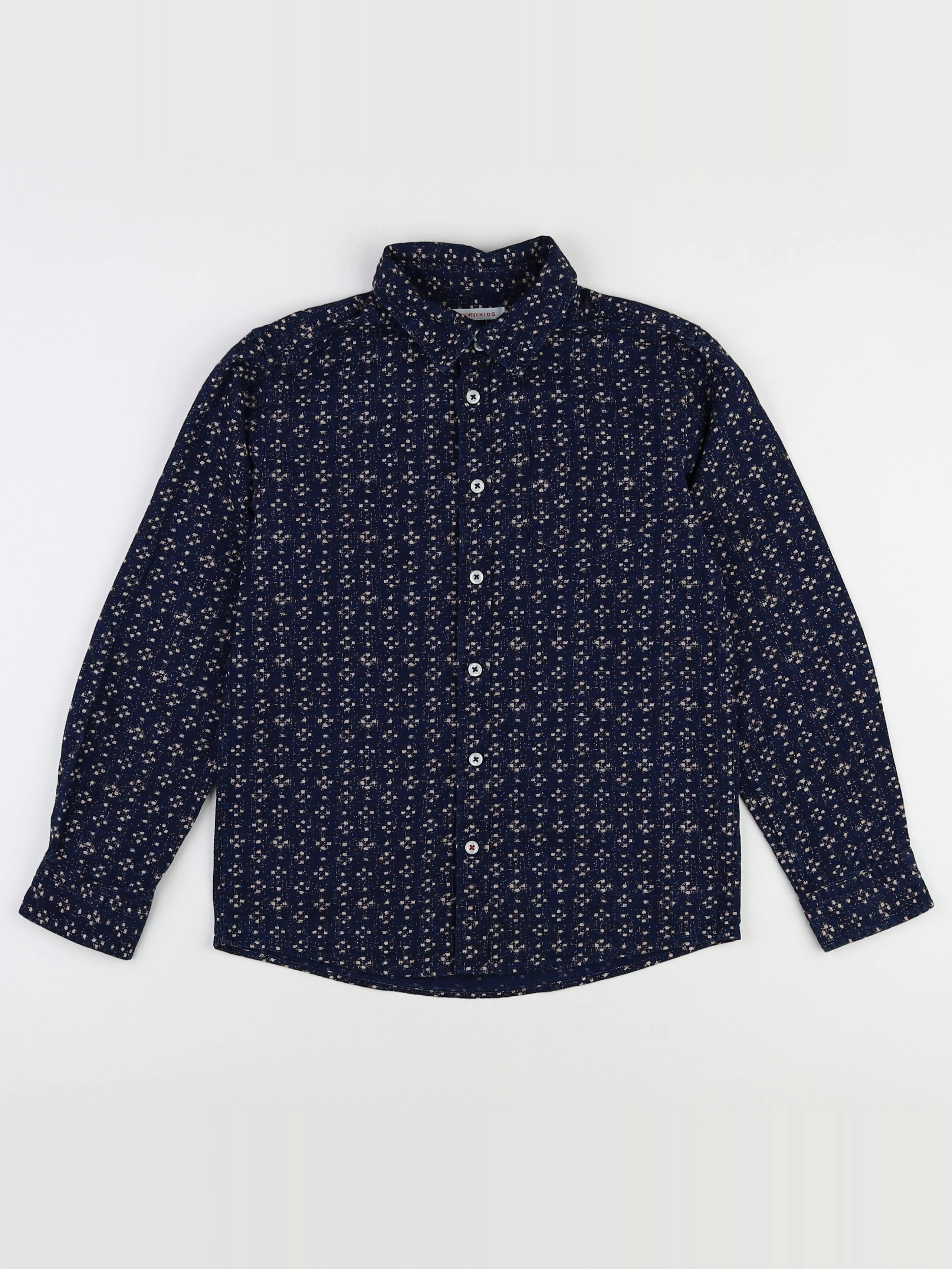 Monoprix - chemise bleu - 10 ans