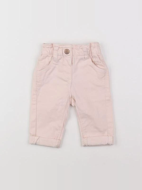 Tape à l'oeil - pantalon rose - 3 mois