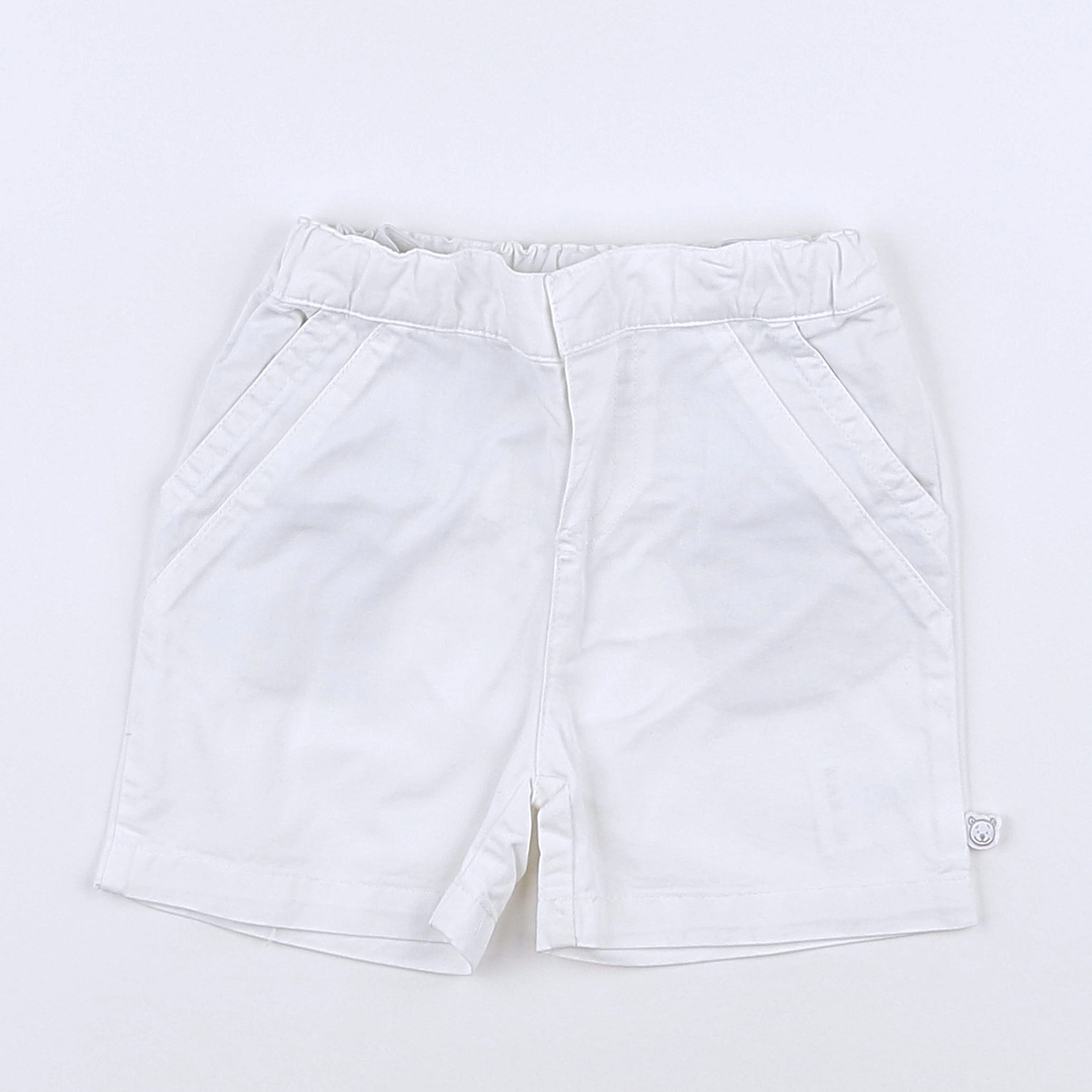 Noukie's - short blanc - 9 mois