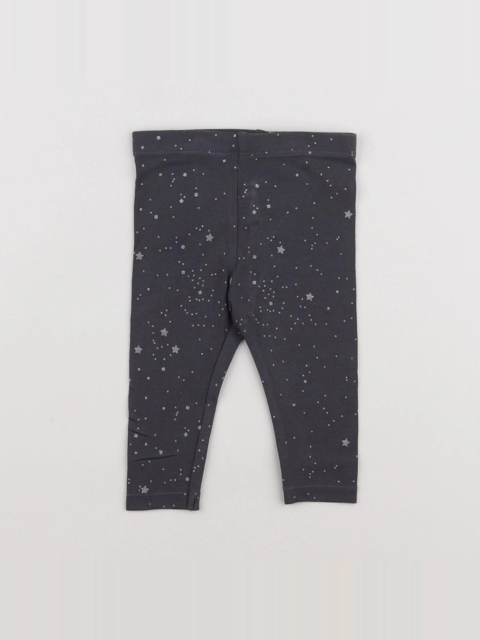 Vertbaudet - legging gris - 6 mois