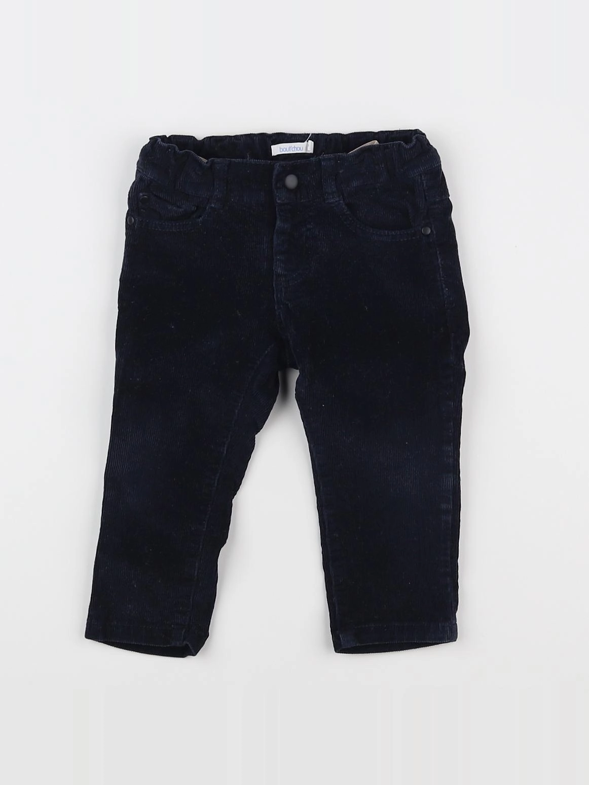 Boutchou - pantalon bleu - 12 mois