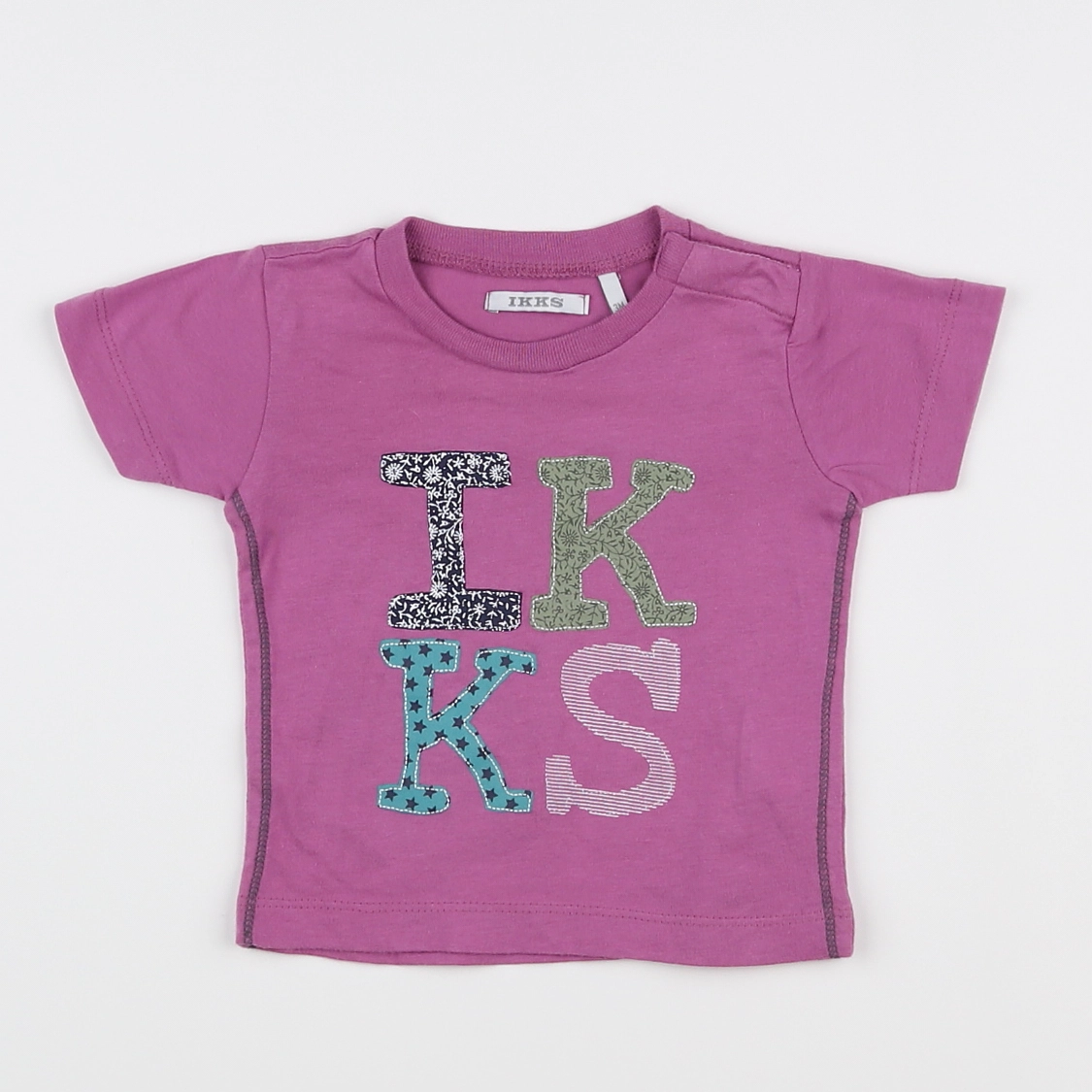 IKKS - tee-shirt violet - 3 mois