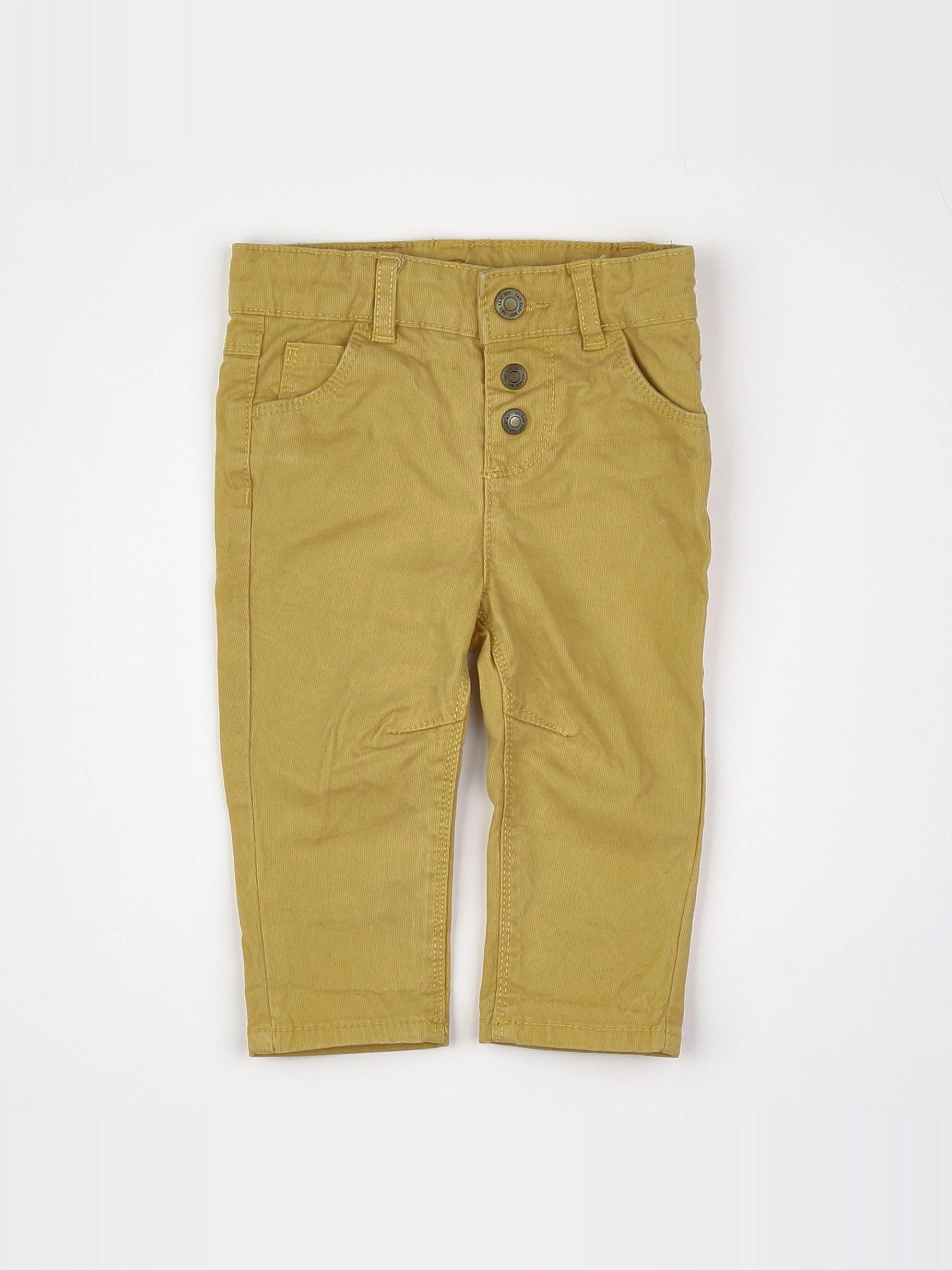 Tape à l'oeil - pantalon jaune - 12 mois
