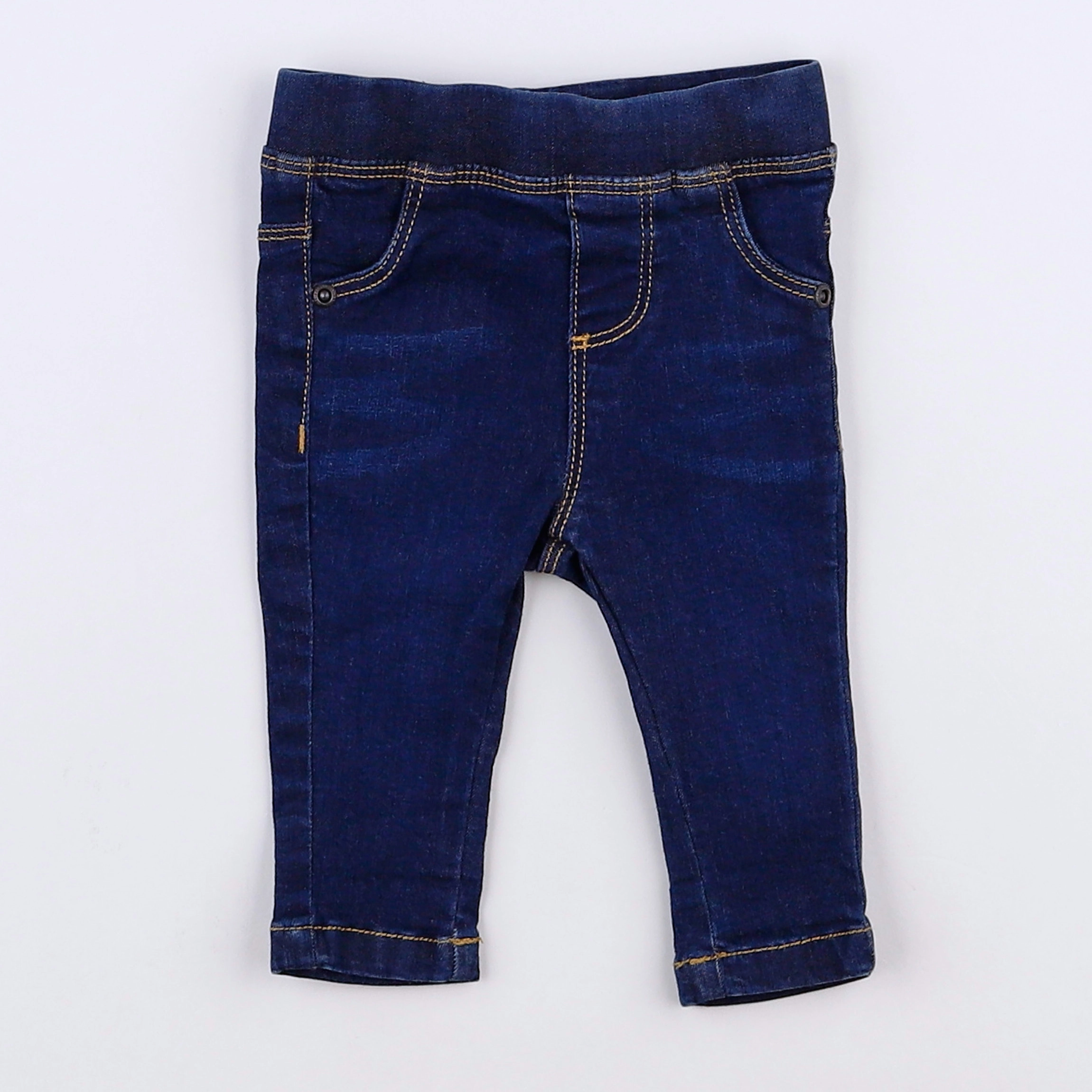 Vertbaudet - jegging bleu - 3 mois