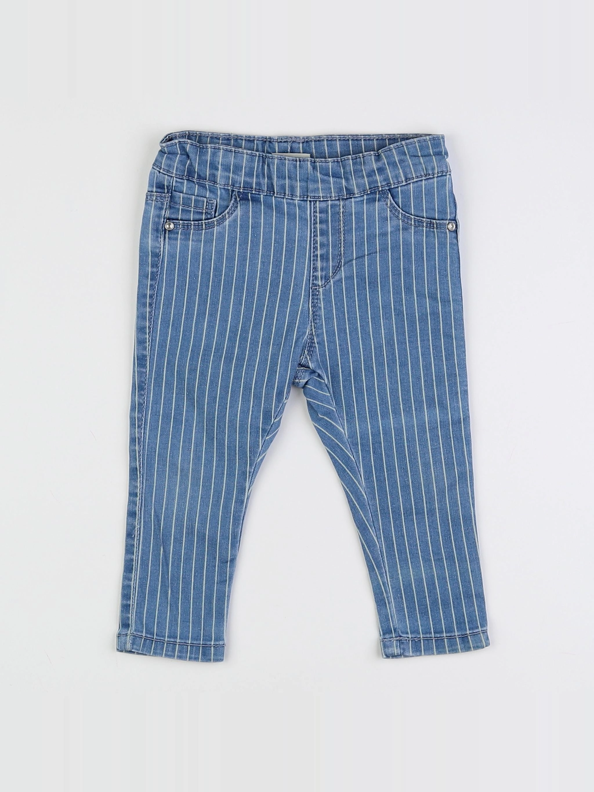 Zara - pantalon bleu - 9/12 mois