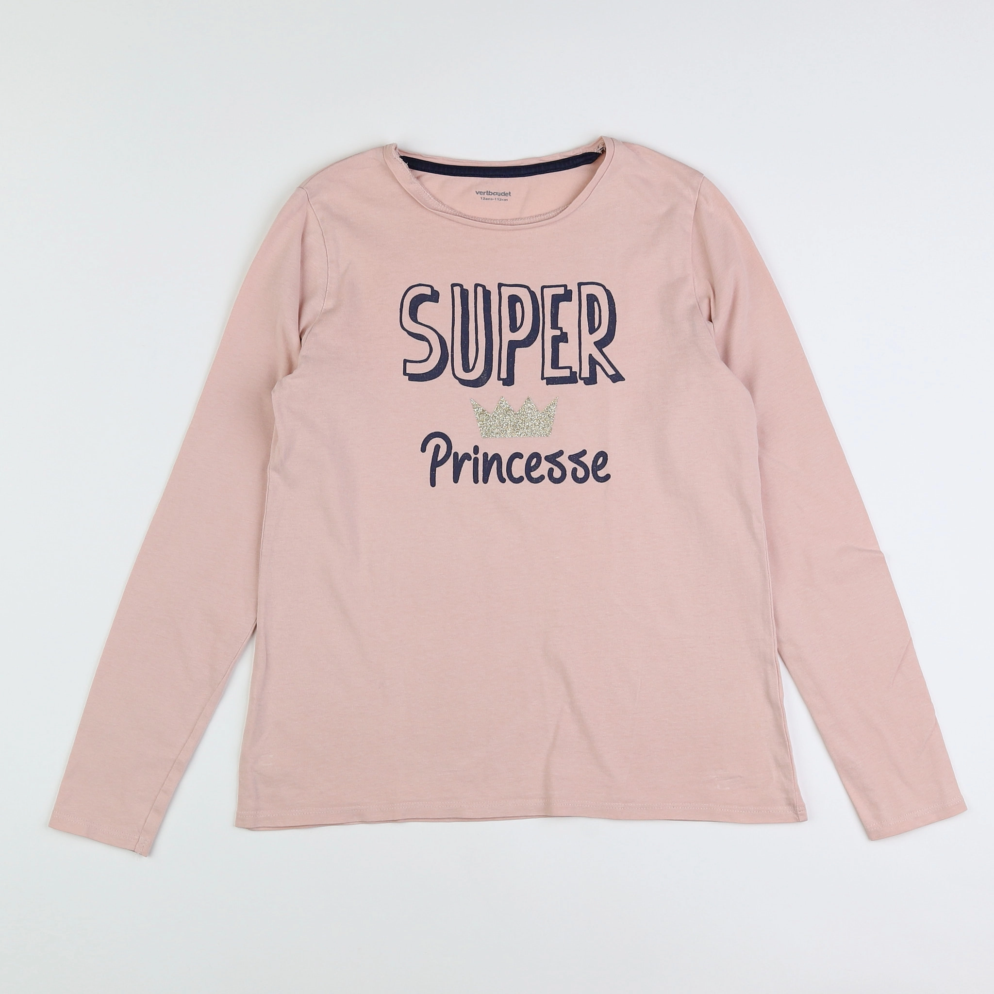 Vertbaudet - tee-shirt rose - 12 ans