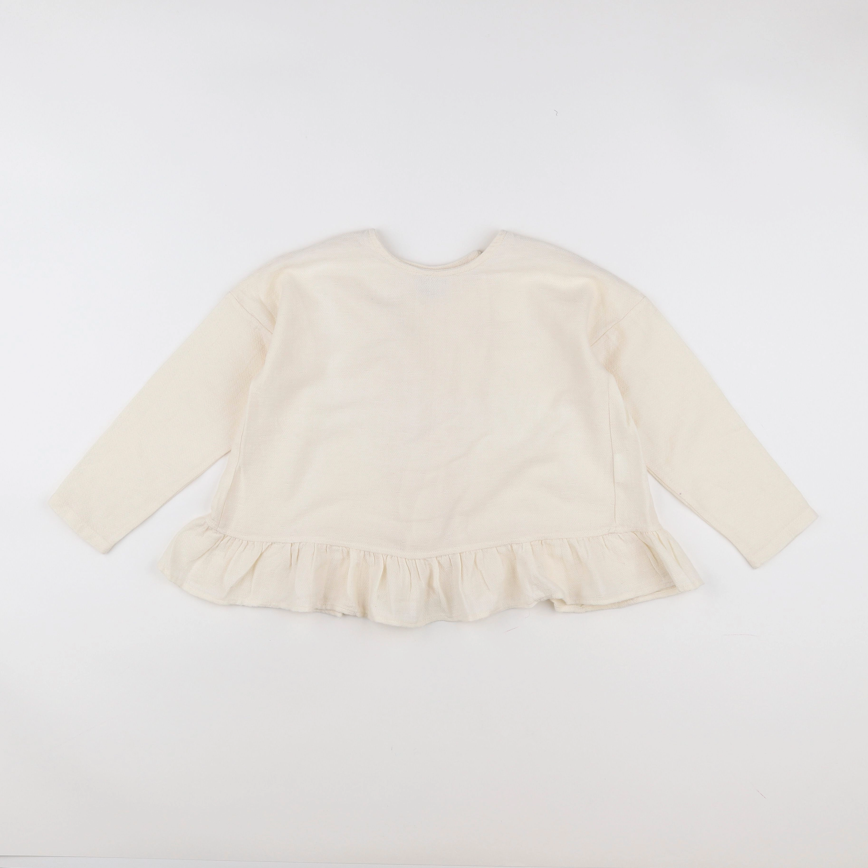 Yellow Pelota - blouse beige - 6 ans