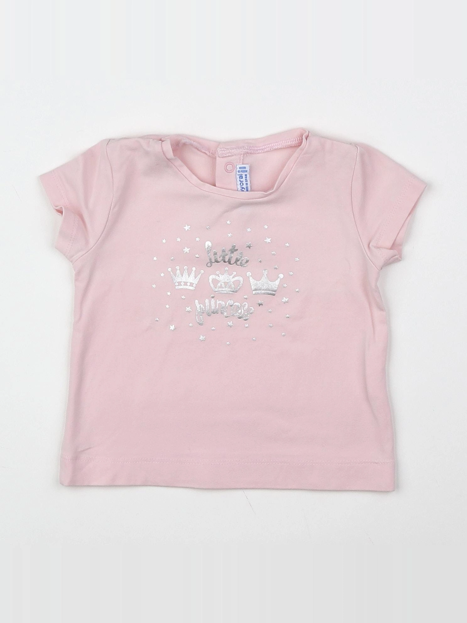 Mayoral - tee-shirt rose - 12 mois