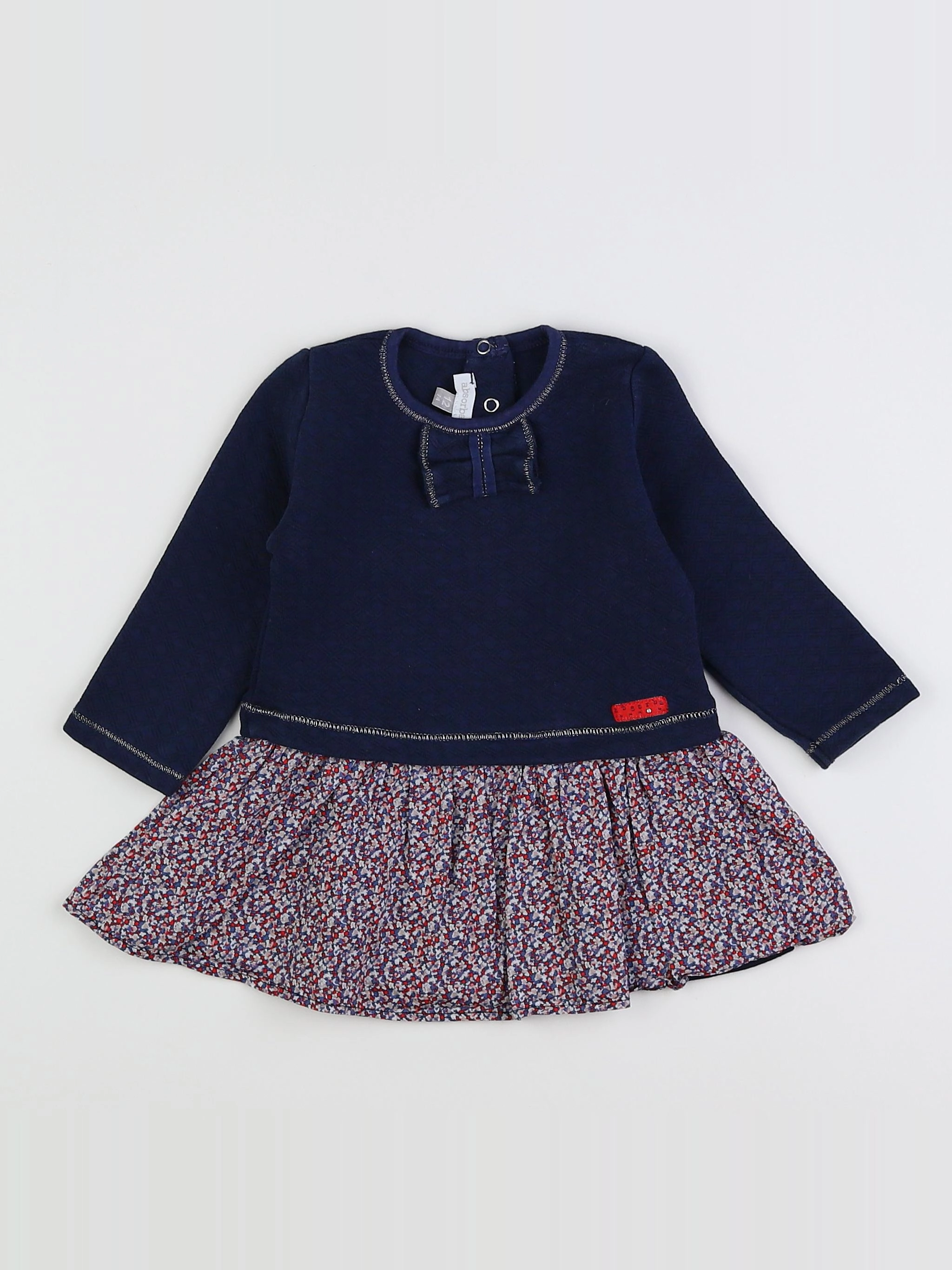 Absorba - robe bleu - 12 mois