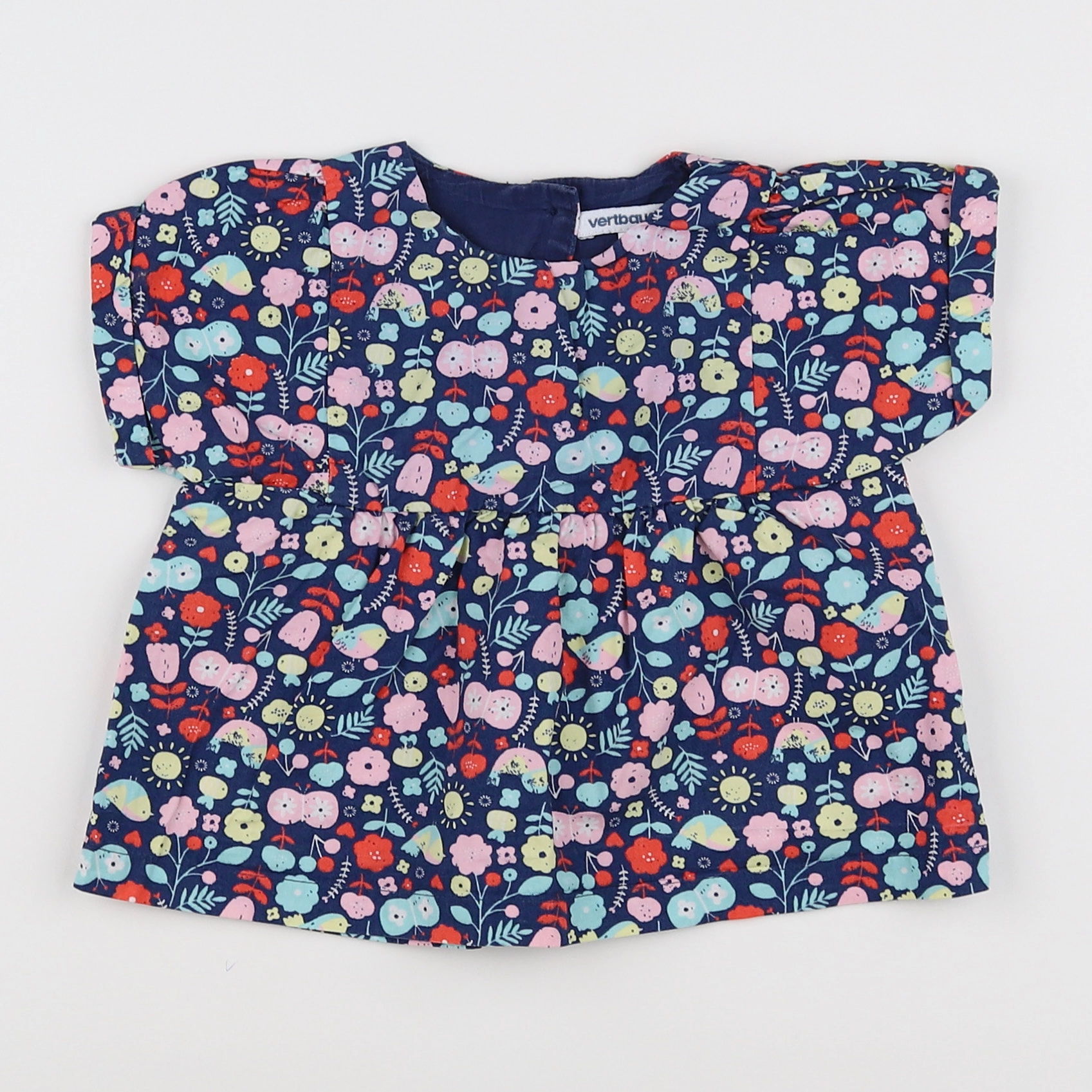 Vertbaudet - blouse multicolore - 18 mois