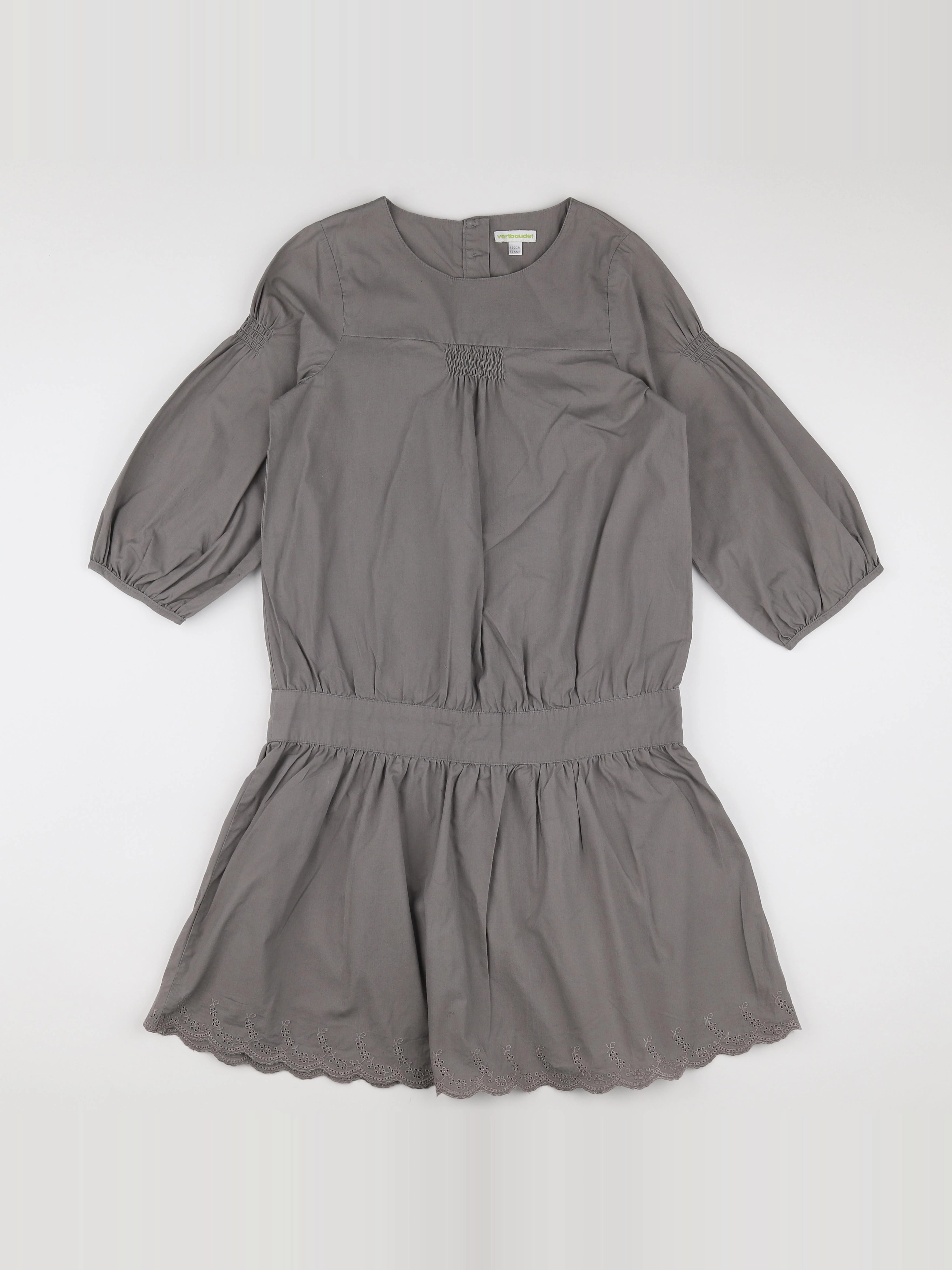 Vertbaudet - robe gris - 12 ans