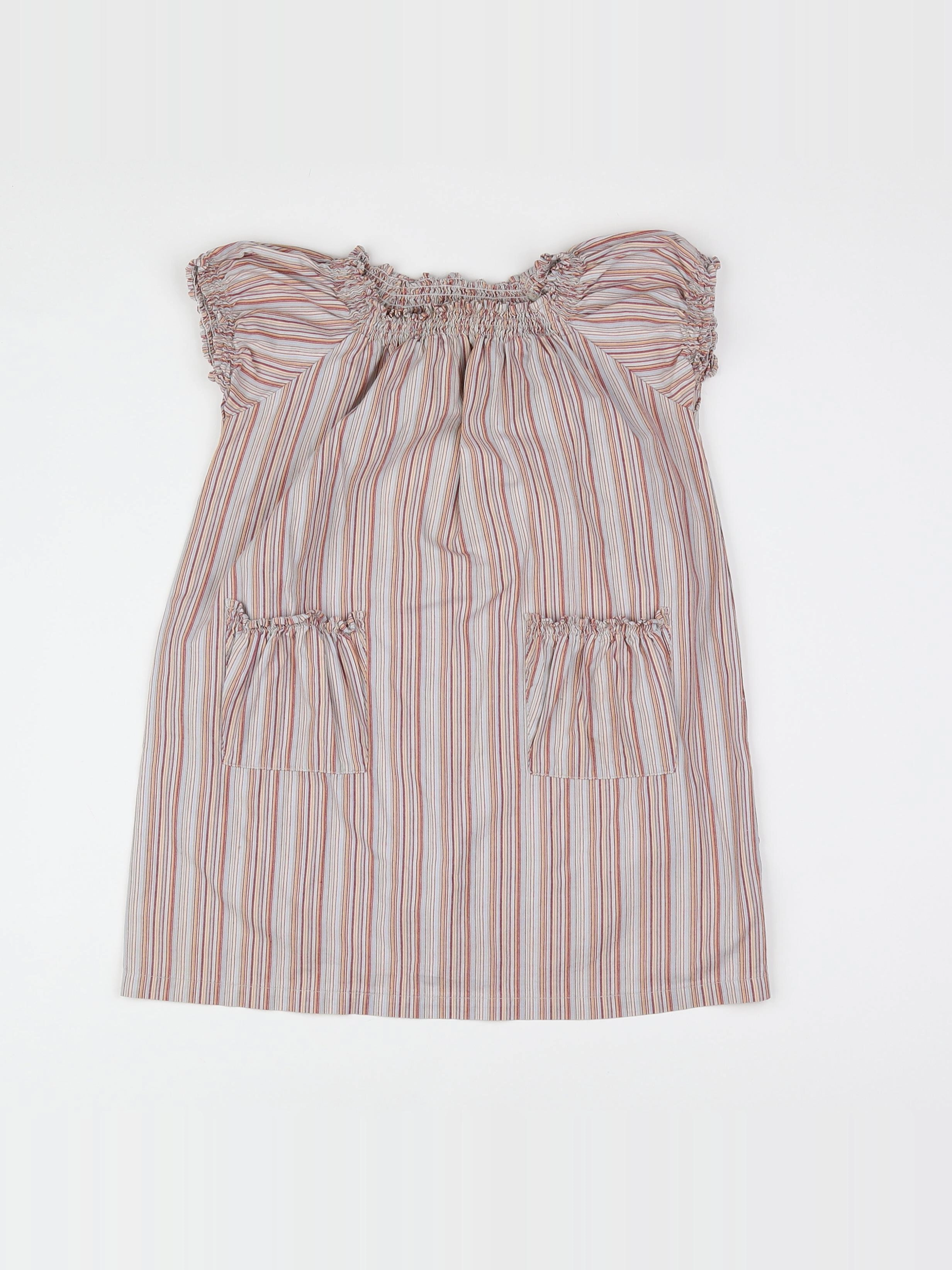 Petit Bateau - robe multicolore - 2 ans