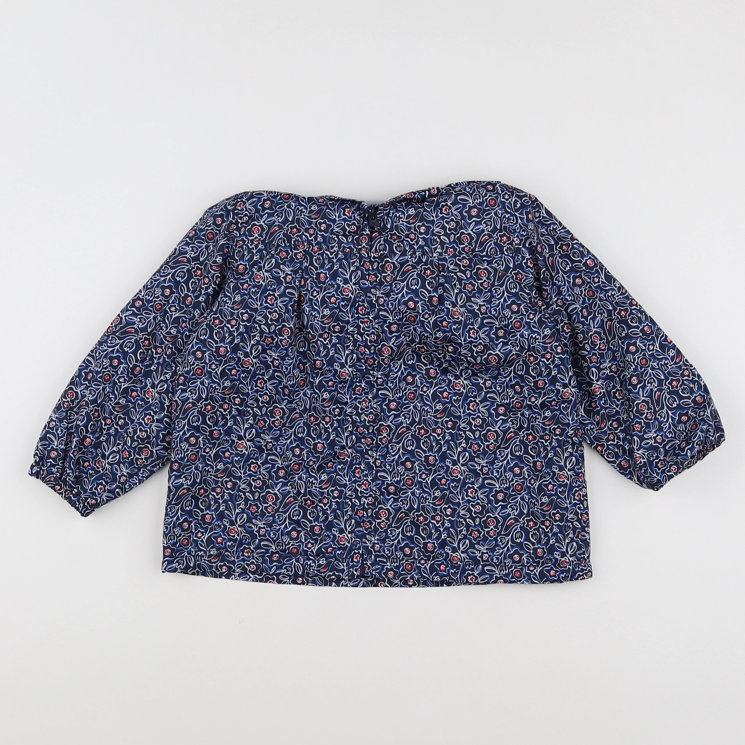 Petit Bateau - coupe-vent bleu - 18 mois