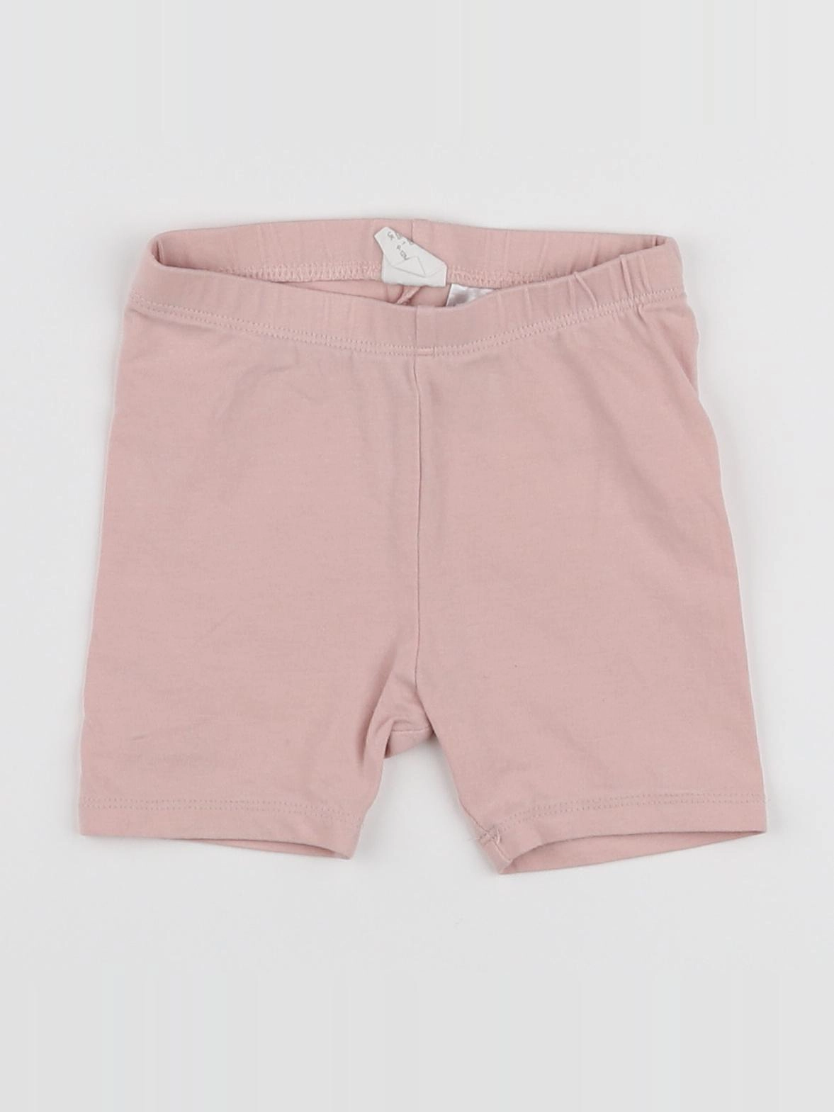 H&M - short rose - 9/12 mois