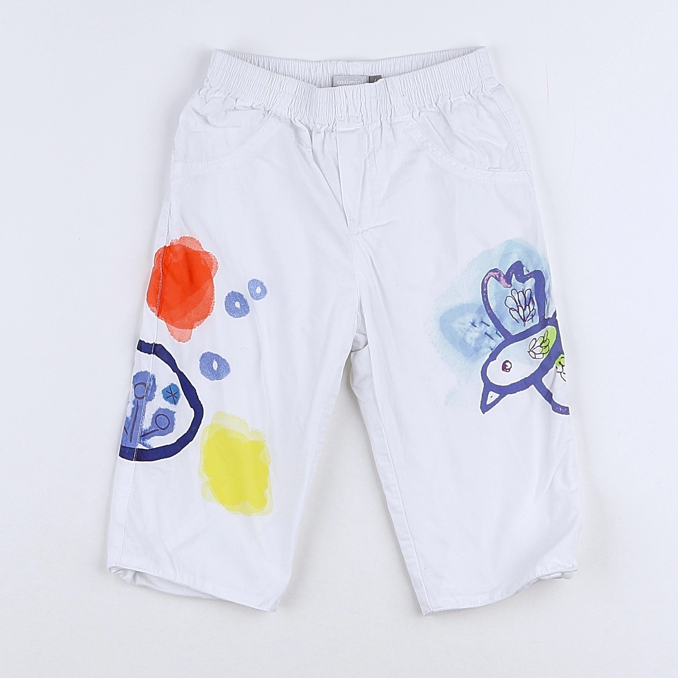 Catimini - pantalon blanc - 6 mois
