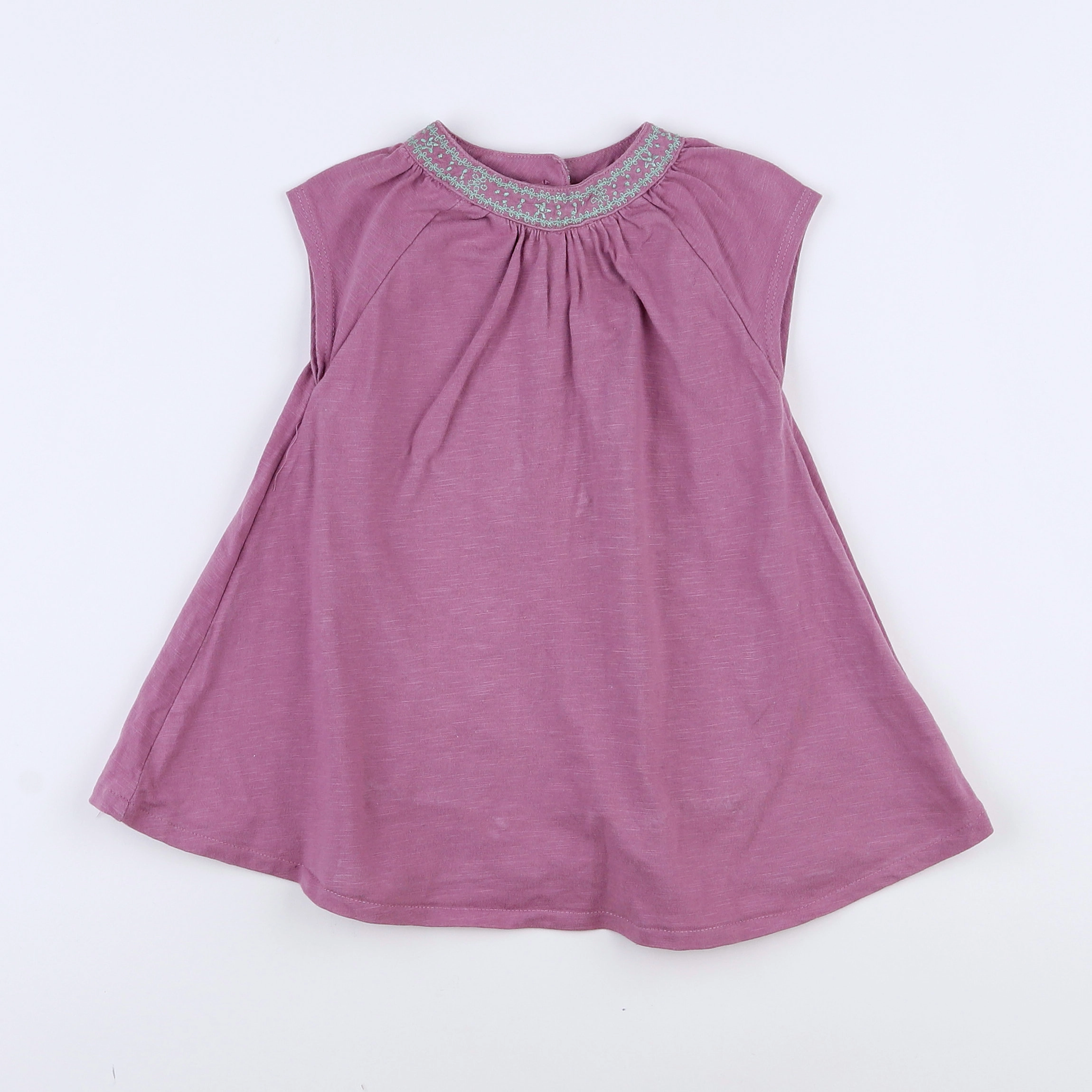 Vertbaudet - robe violet - 9 mois