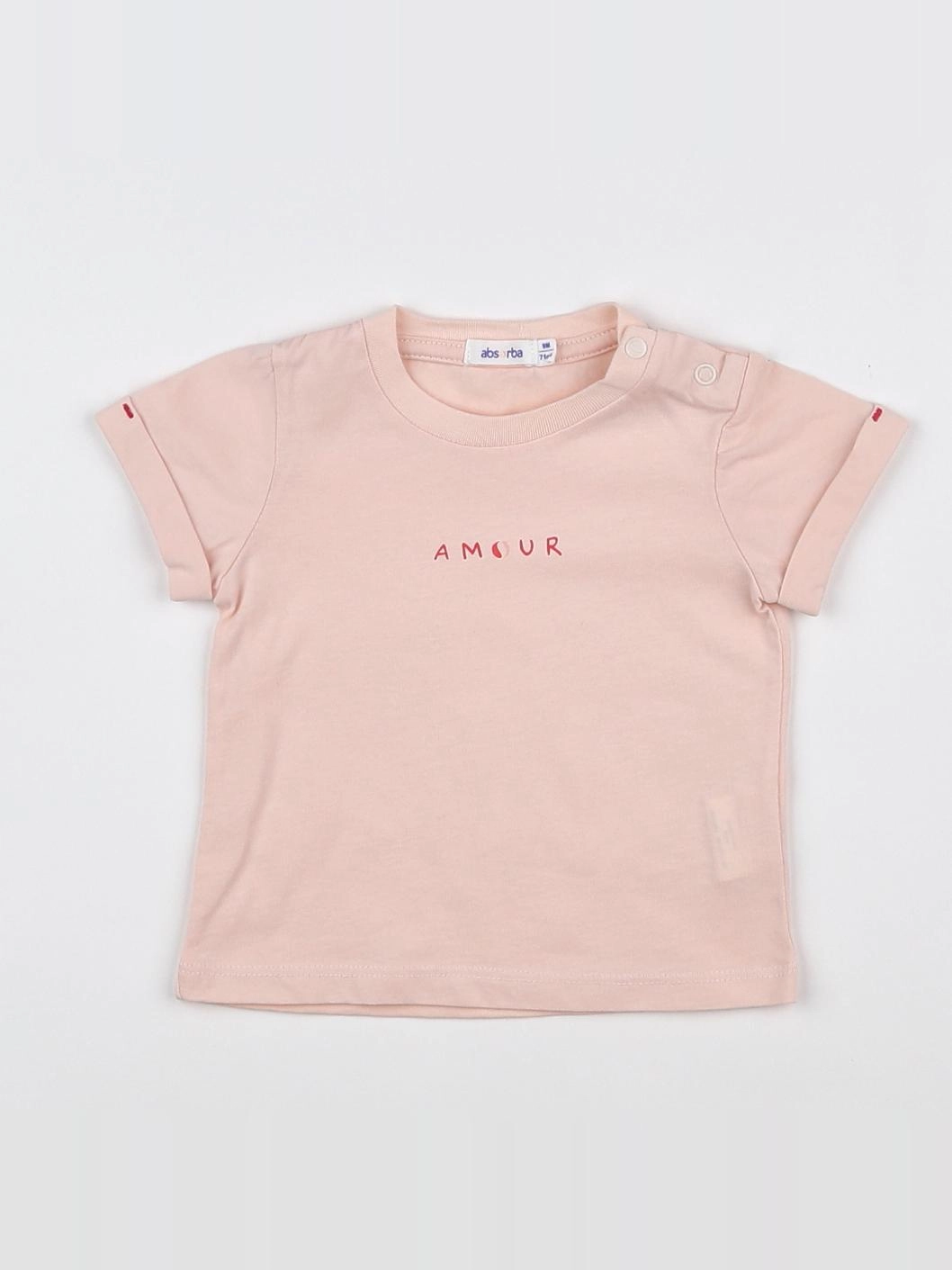Absorba - tee-shirt rose - 9 mois