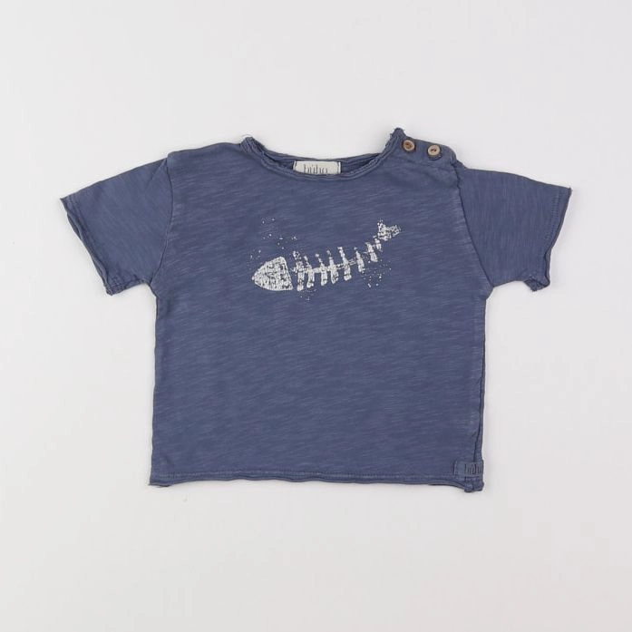 Buho - tee-shirt bleu - 3 mois