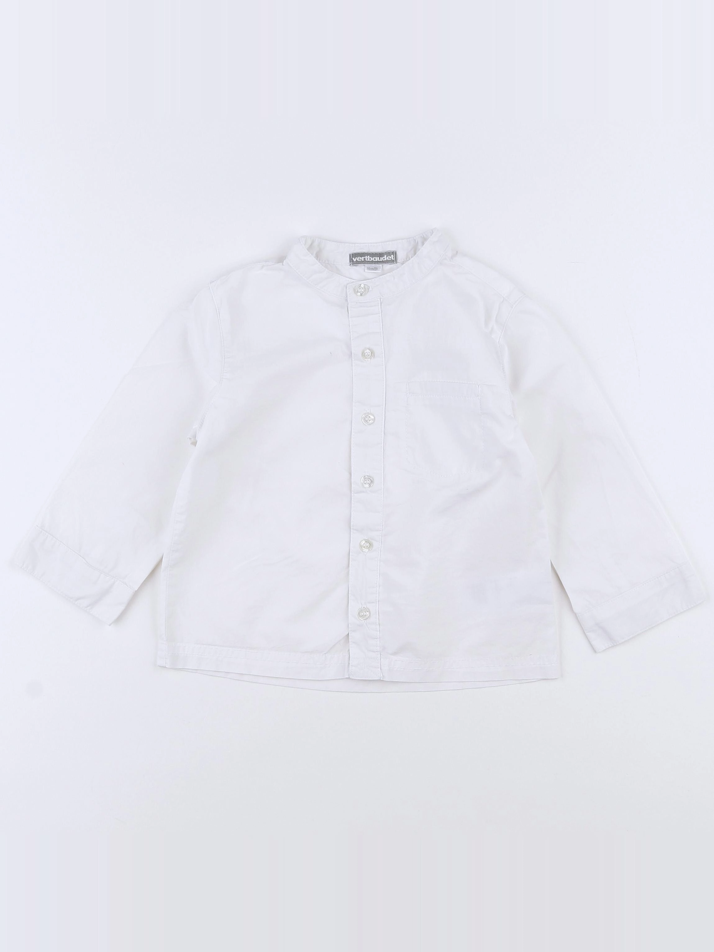 Vertbaudet - chemise blanc - 2 ans