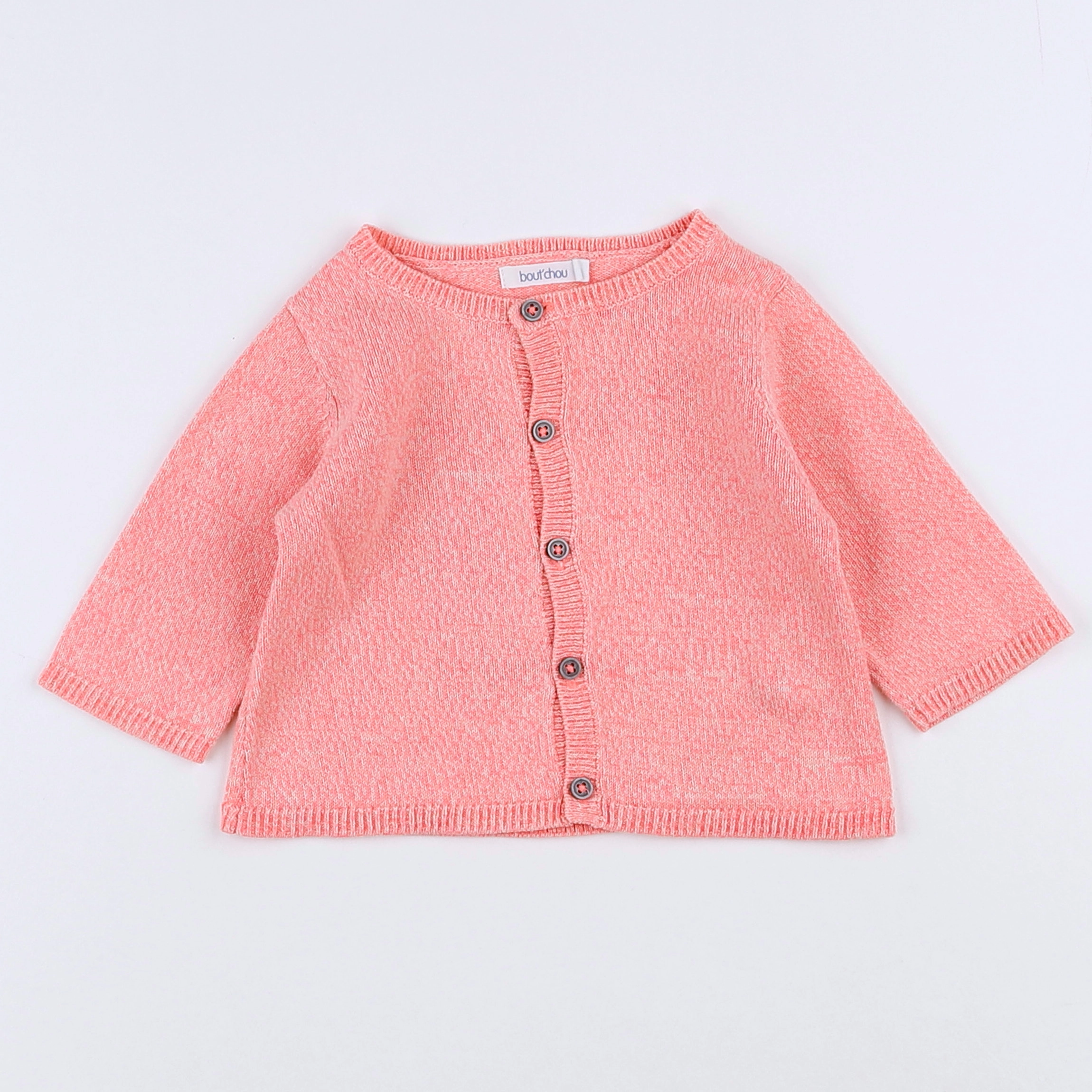 Boutchou - gilet rose - 3 mois