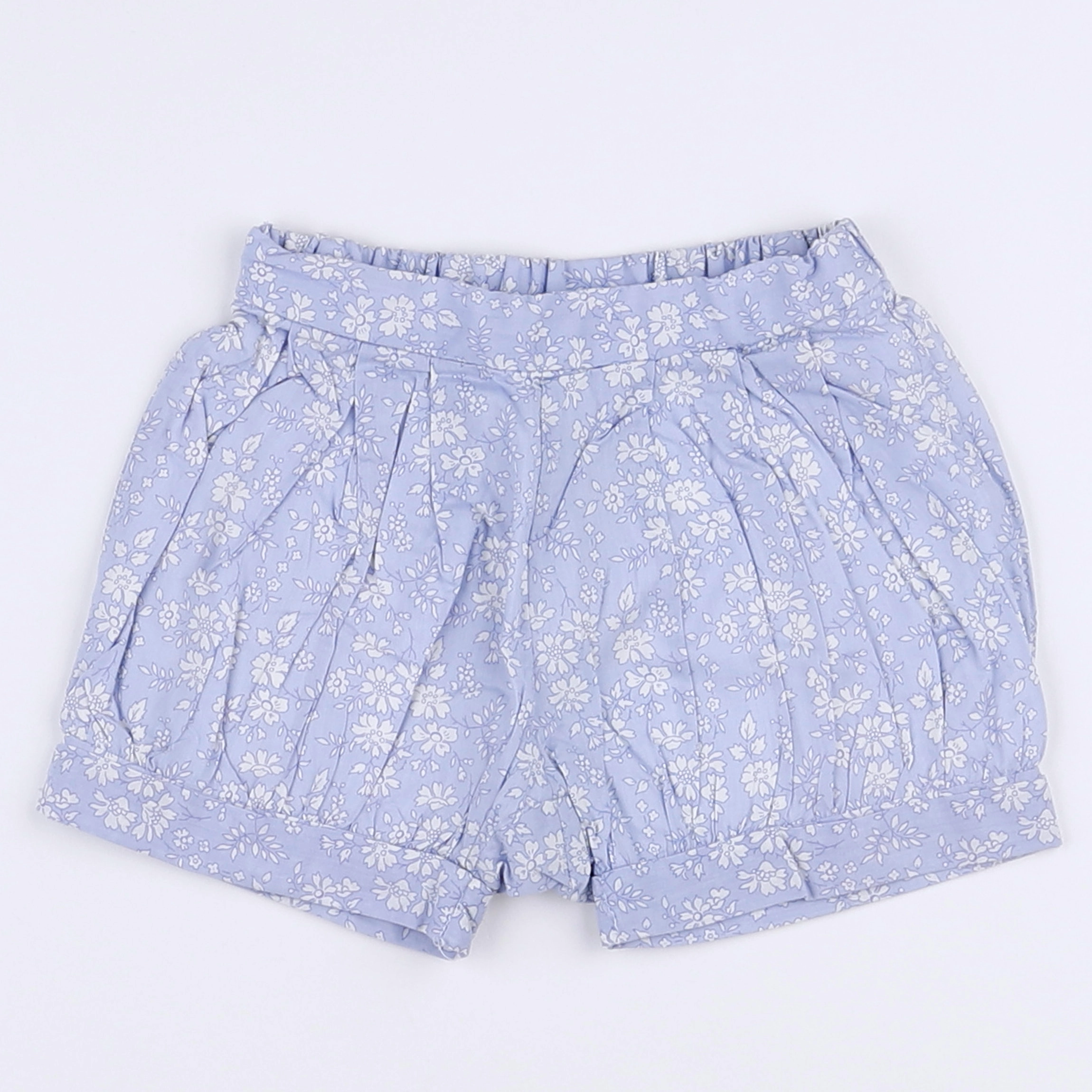 Jacadi - short bleu, blanc - 12 mois