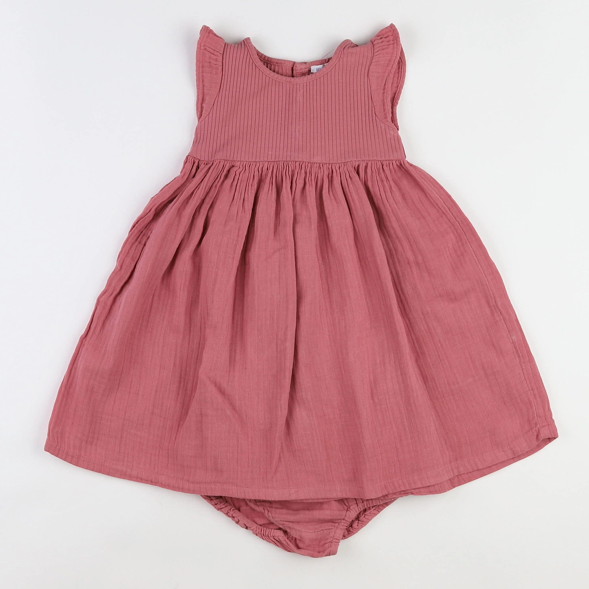 Boutchou - robe rose - 12 mois