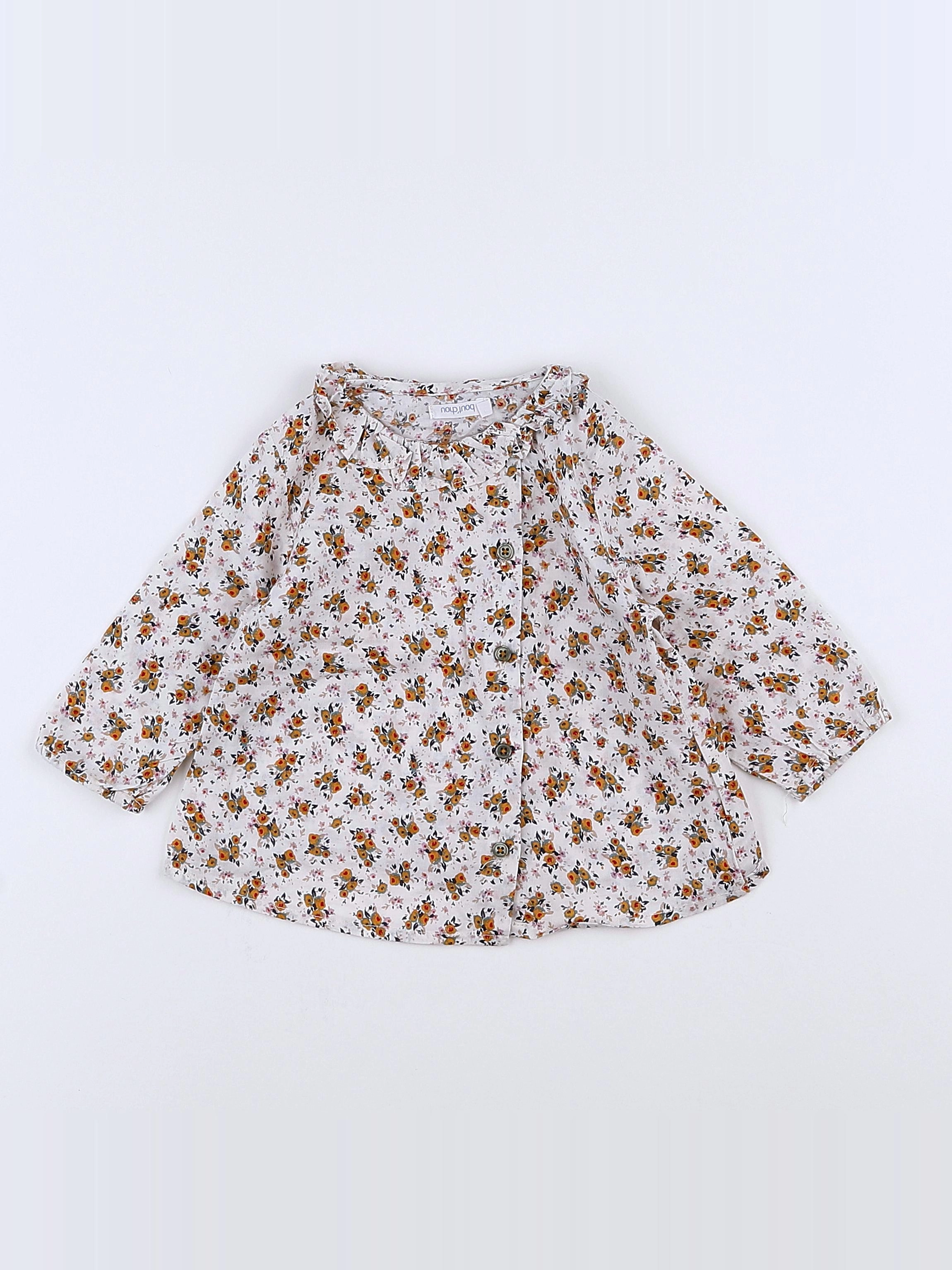 Boutchou - blouse multicolore - 9 mois