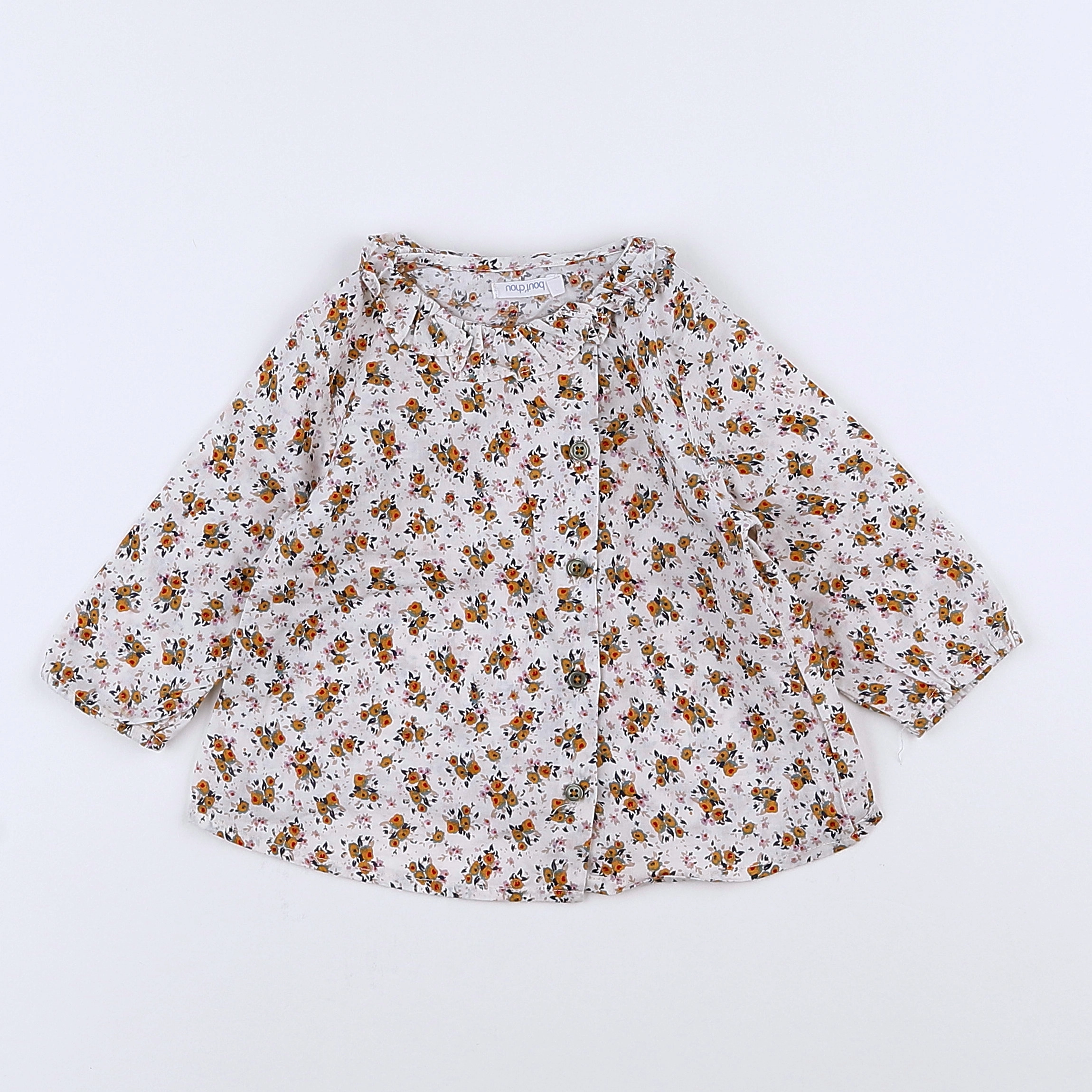 Boutchou - blouse multicolore - 9 mois