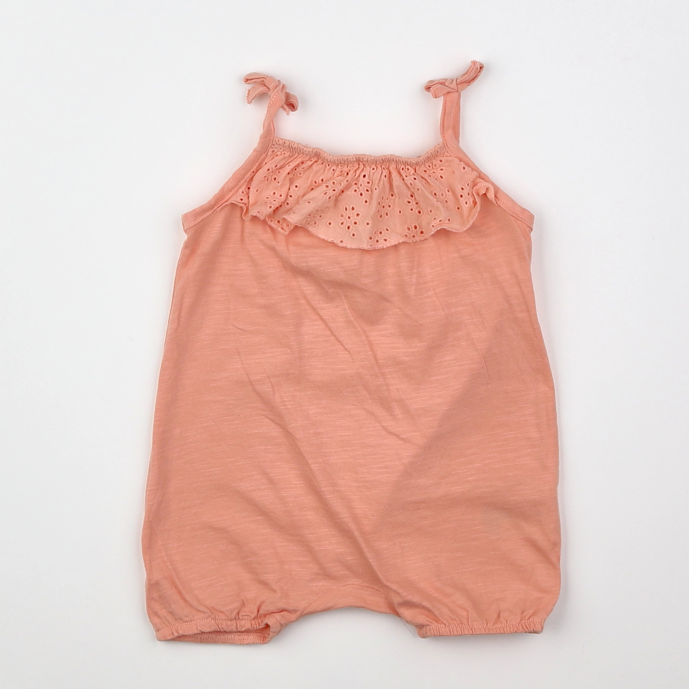 H&M - combinaison orange - 3/6 mois