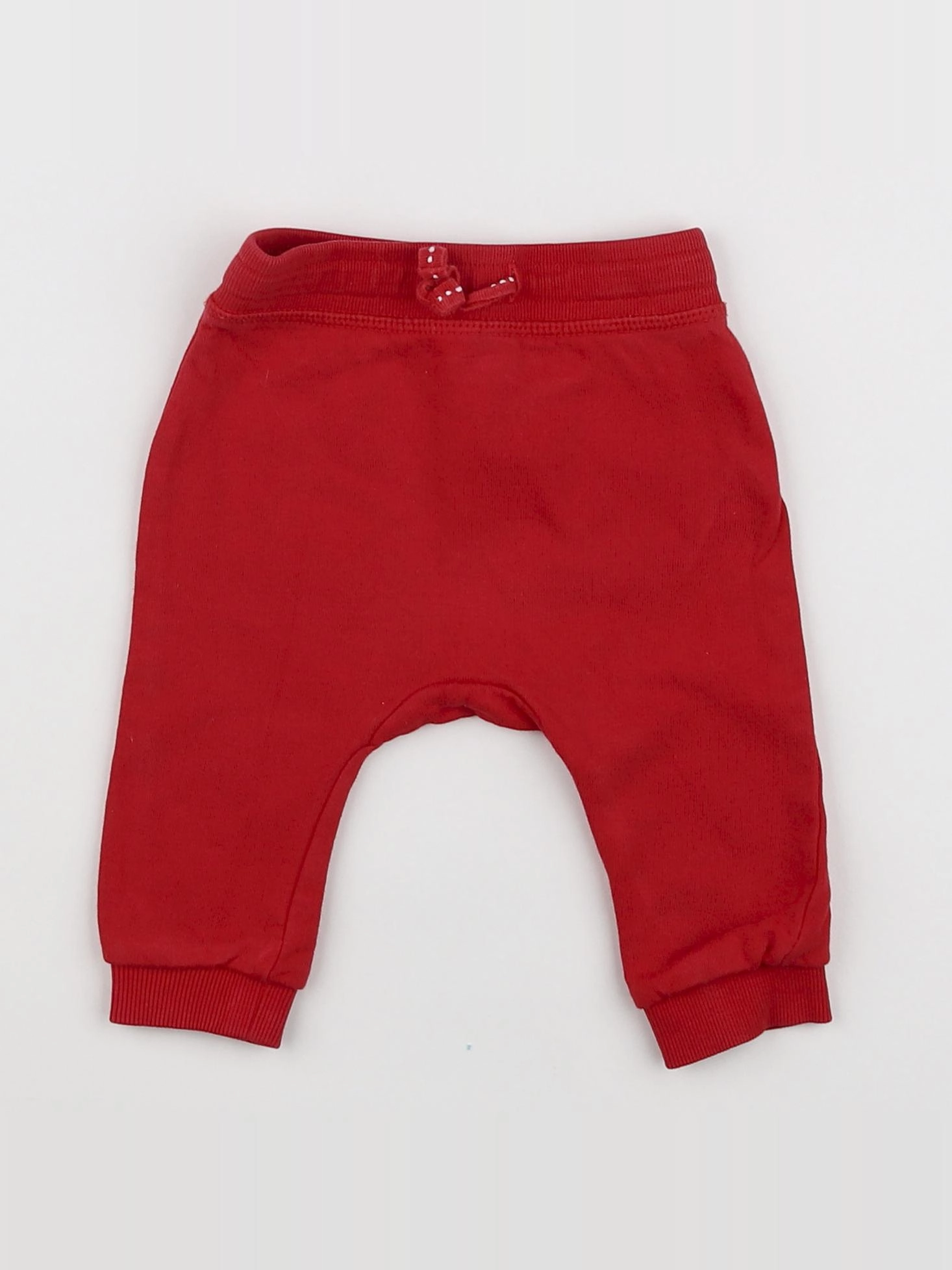 H&M - jogging rouge - 3/6 mois