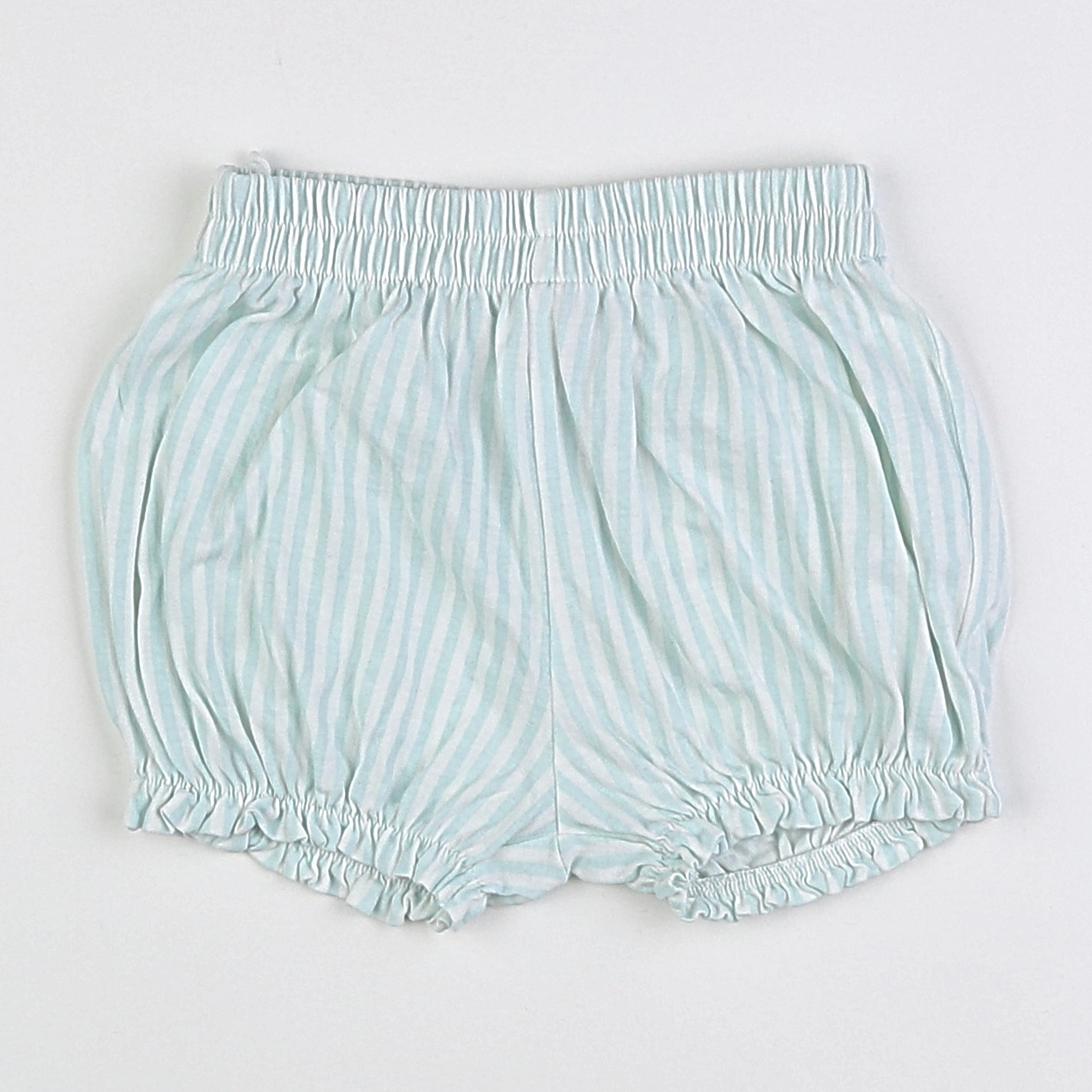 H&M - bloomer blanc, bleu - 9/12 mois