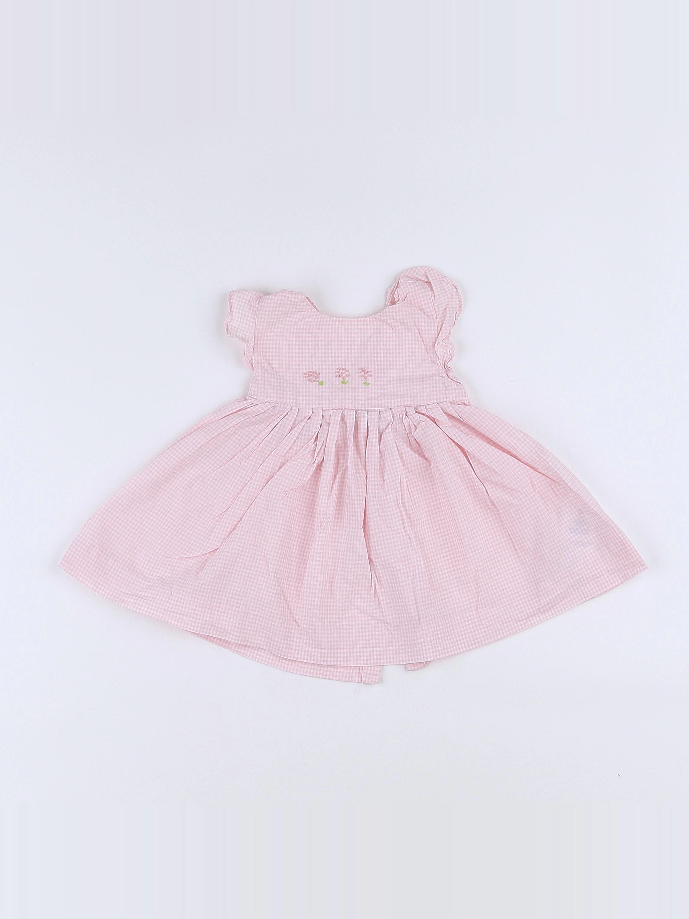 Jacadi - robe rose - 3 mois