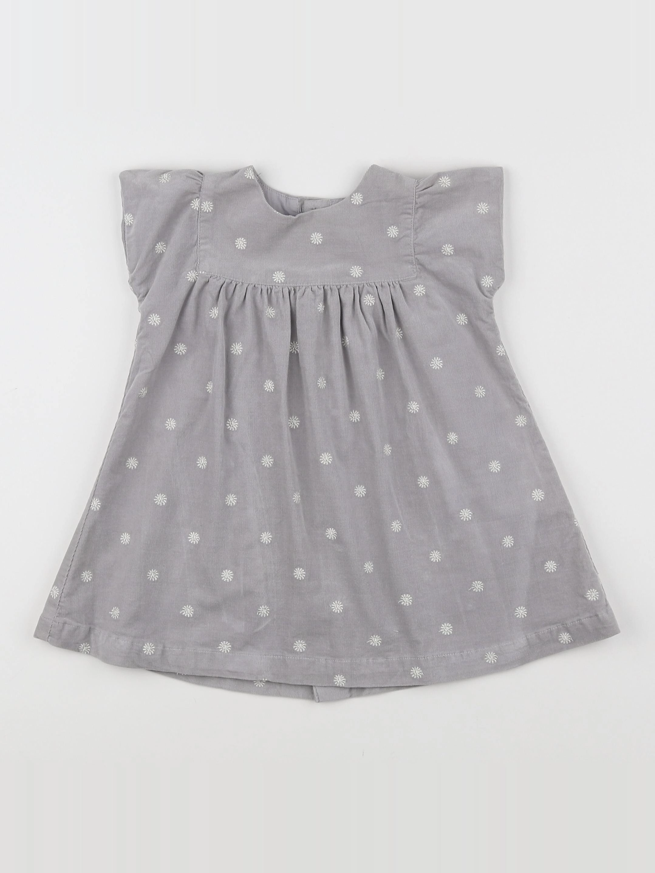 Boutchou - robe gris - 9 mois