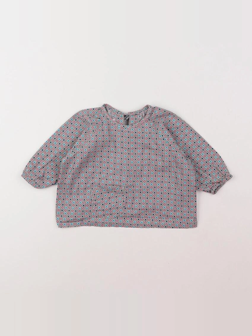Petit Pan - blouse multicolore - 3 mois
