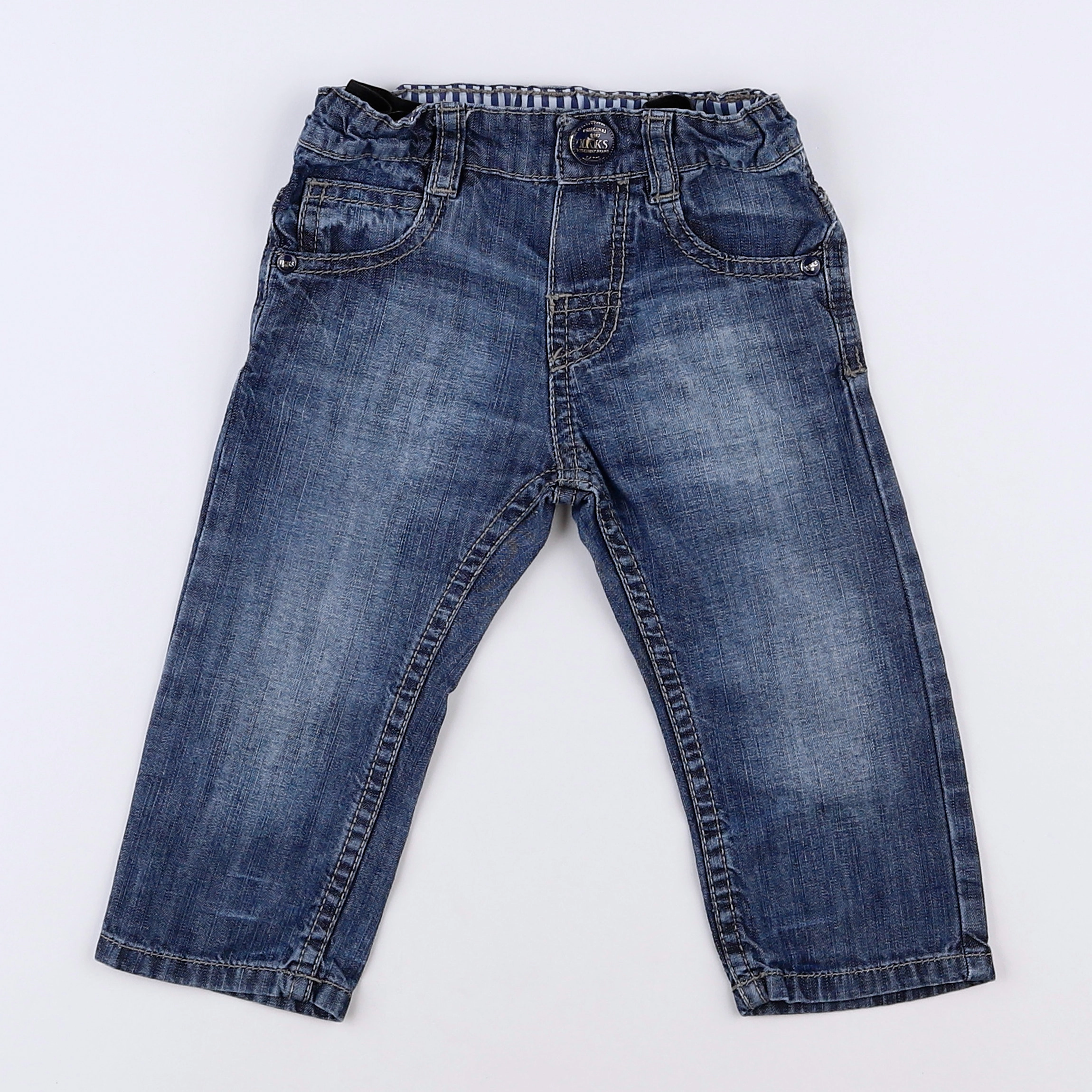 IKKS - jean bleu - 3 mois