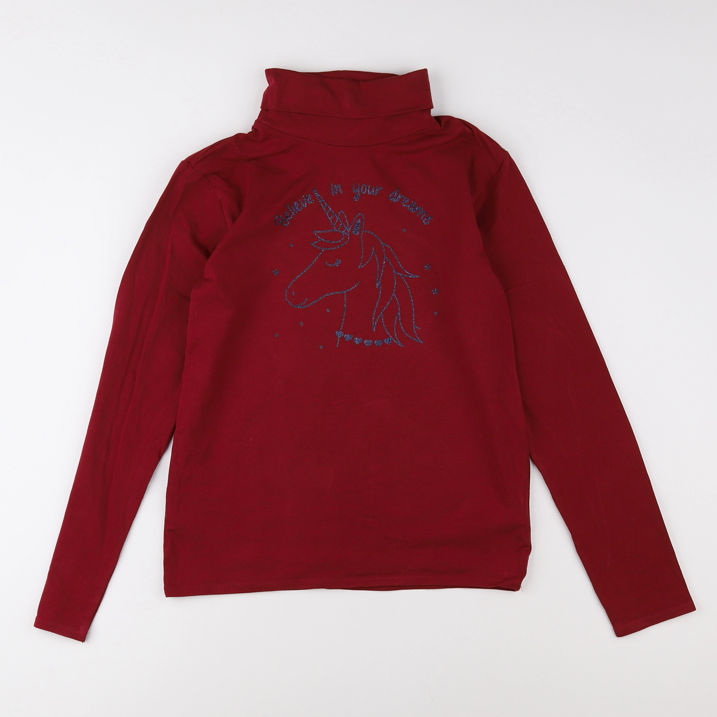 Vertbaudet - sous-pull rouge - 12 ans