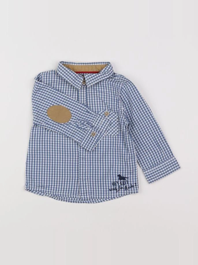 Tape à l'oeil - chemise bleu - 12 mois