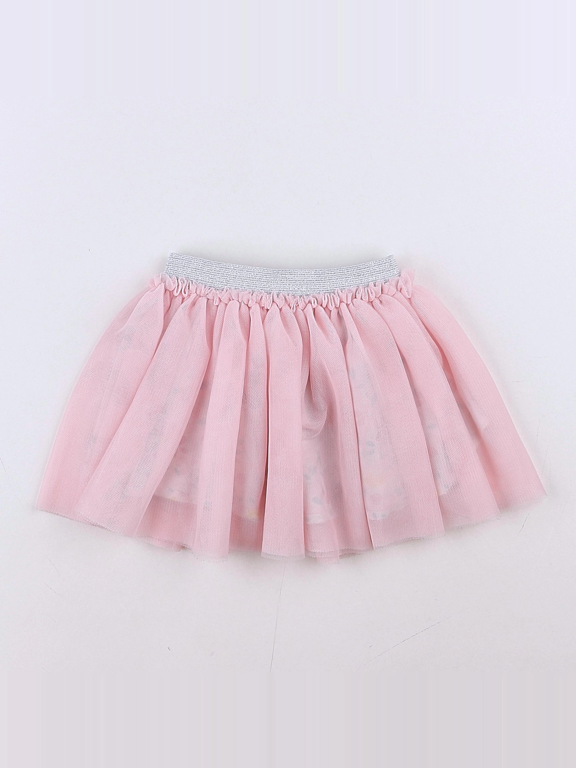 Vertbaudet - jupe rose, multicolore - 9/12 mois