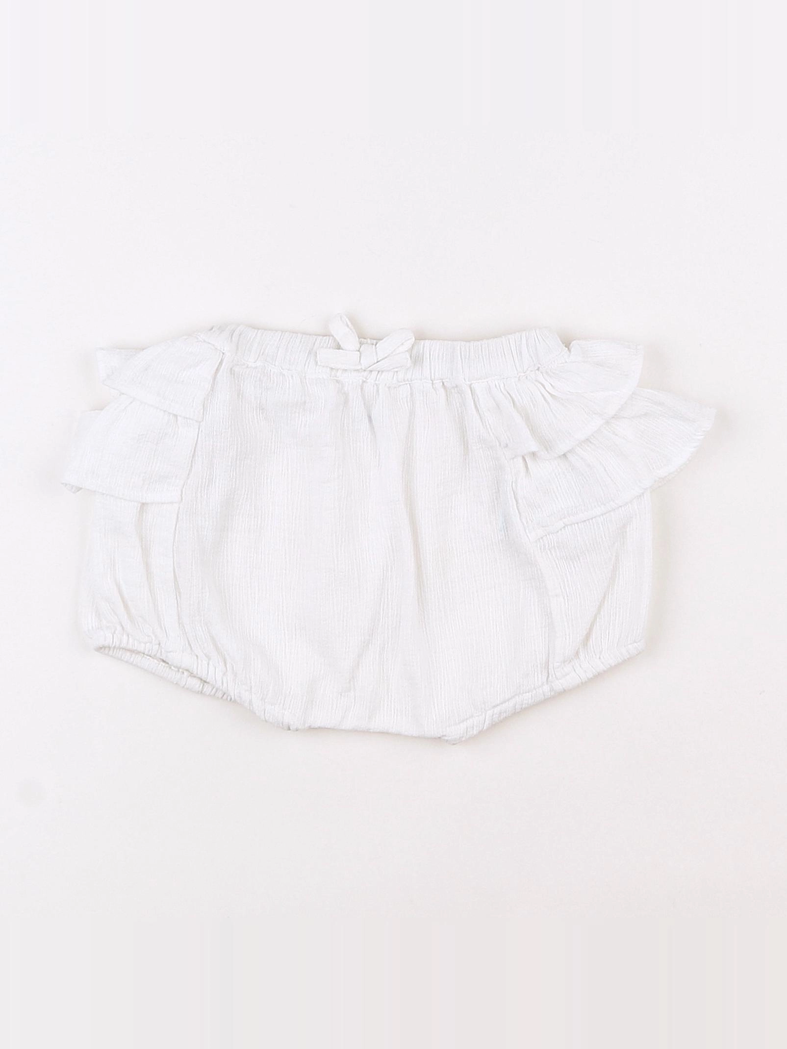 Boutchou - bloomer blanc - 3 mois