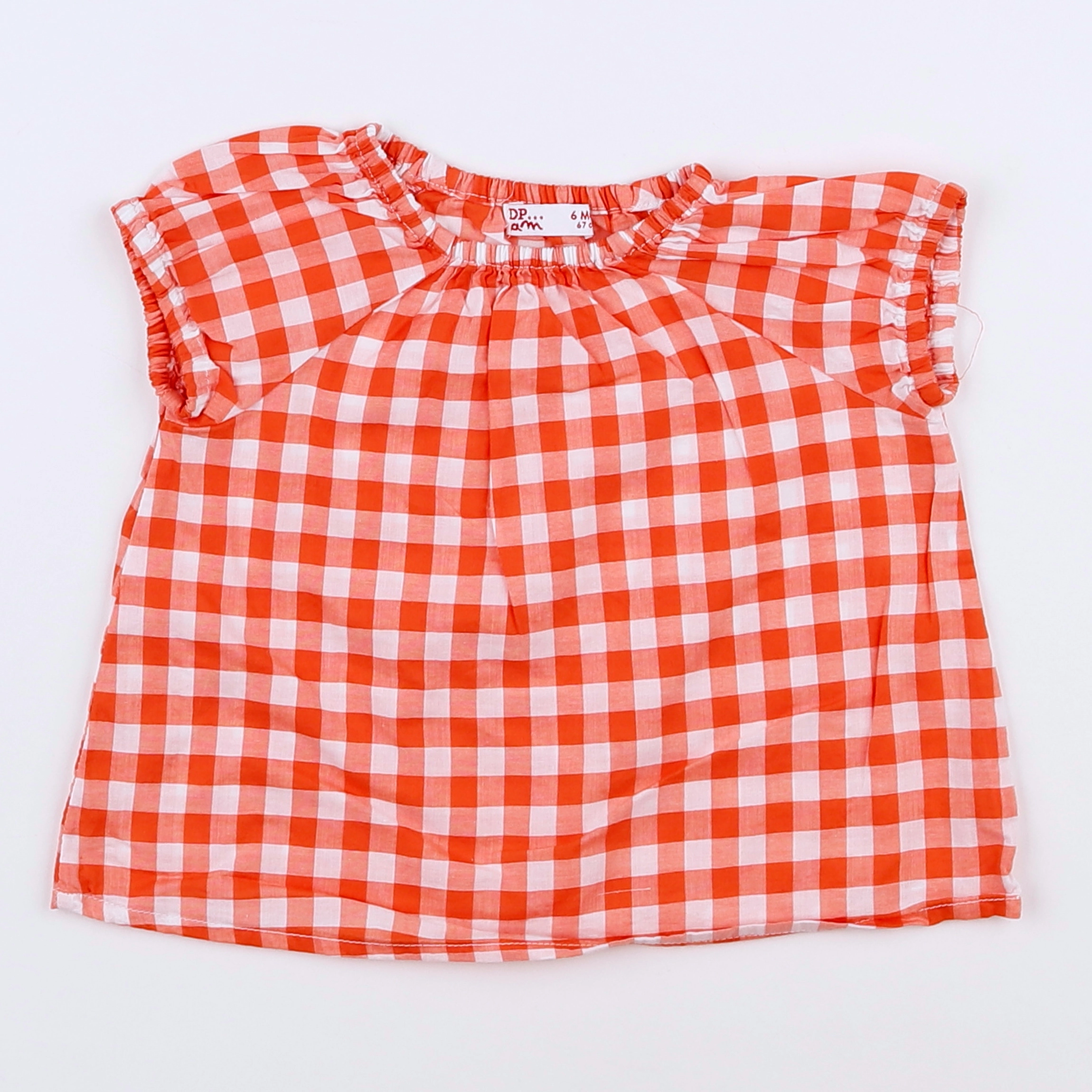 DPAM - blouse orange - 6 mois