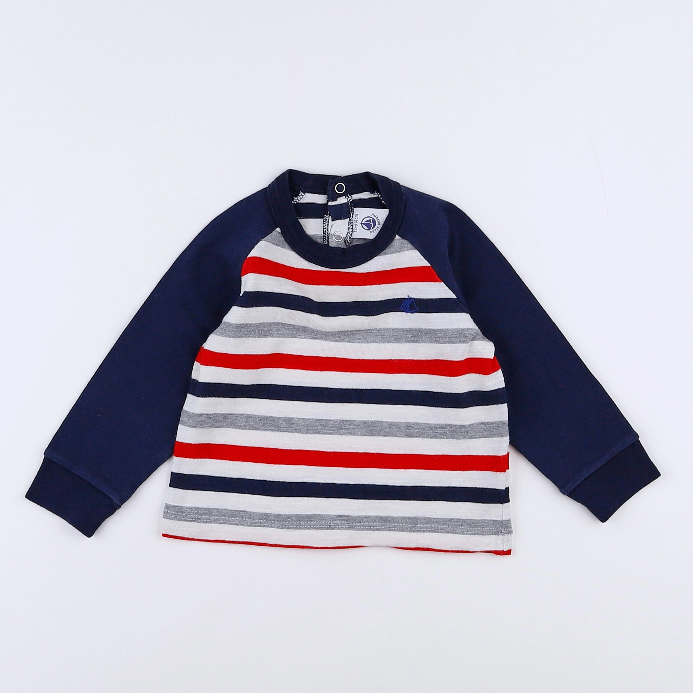 Petit Bateau - tee-shirt multicolore - 12 mois