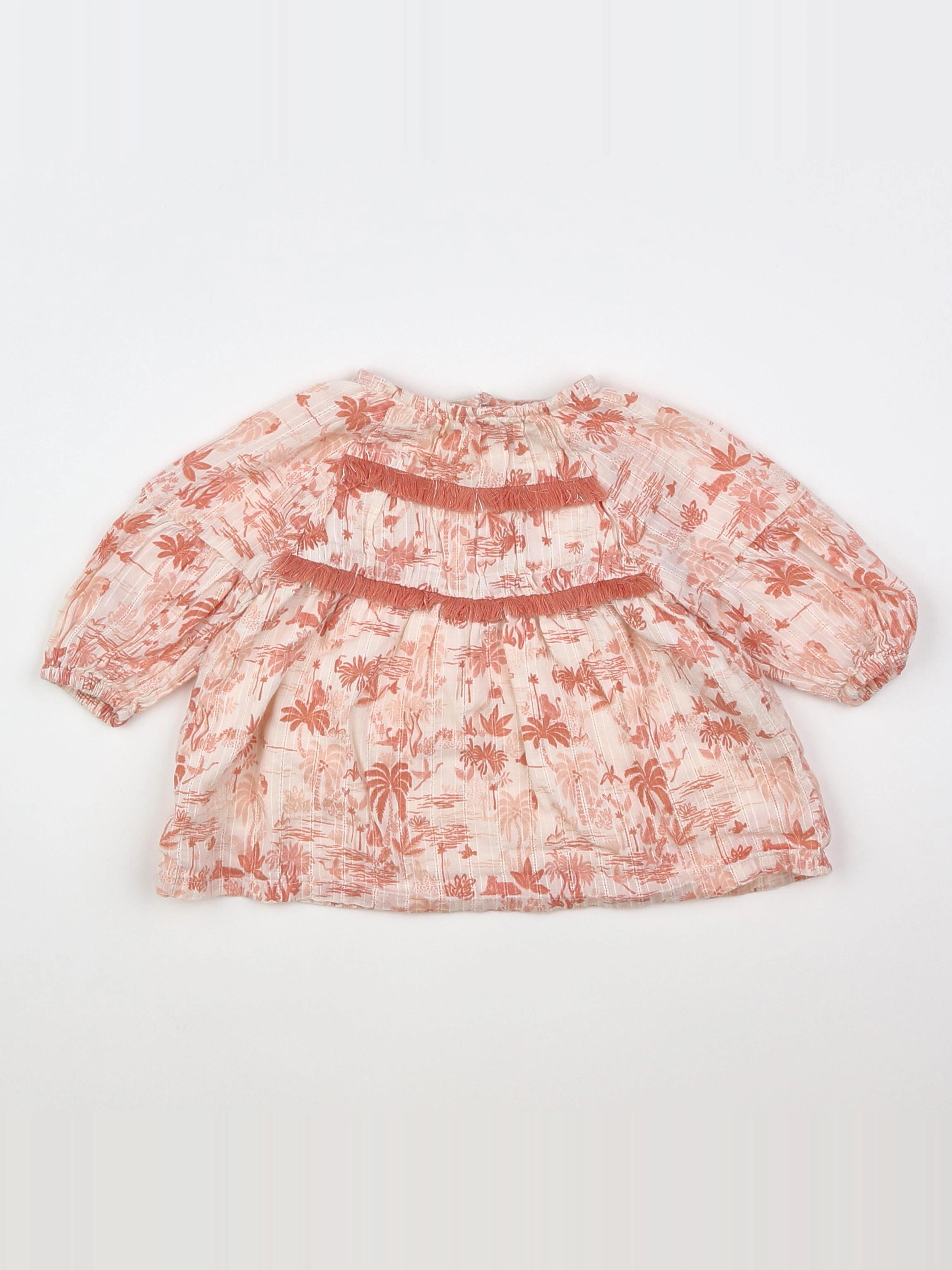 Tape à l'oeil - blouse rose - 3 mois