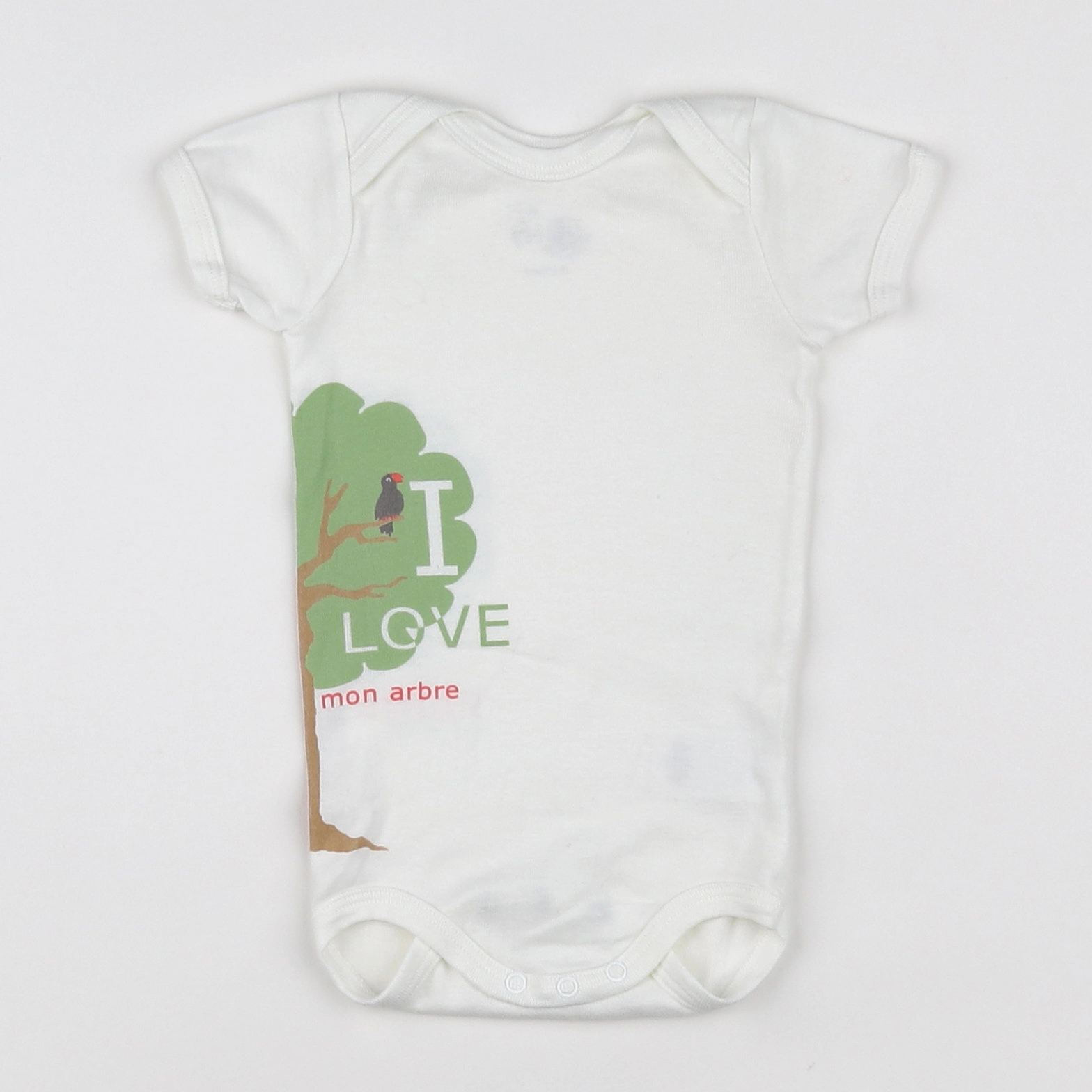 Petit Bateau - body blanc - 3 mois