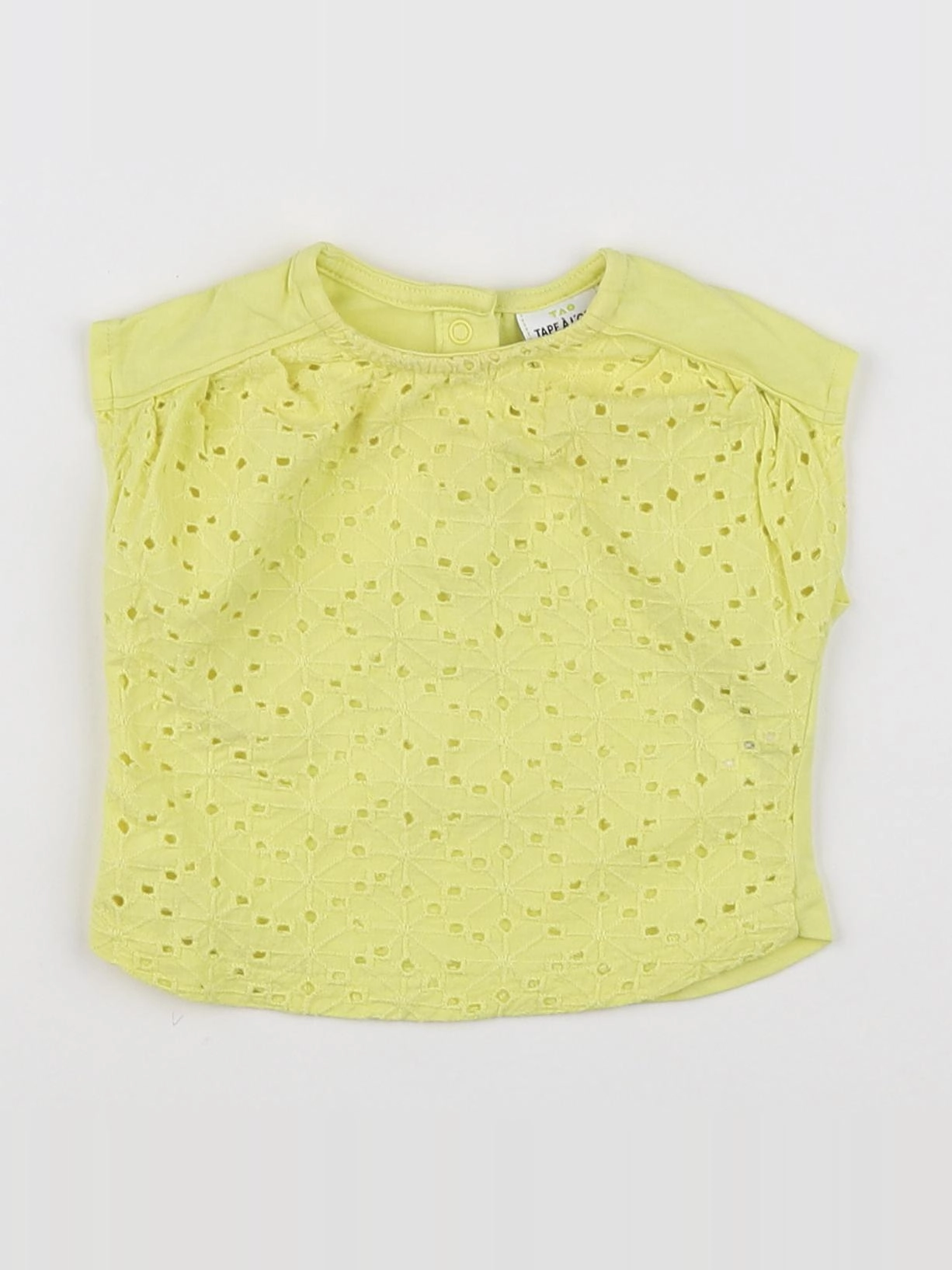 Tape à l'oeil - tee-shirt jaune - 3 mois