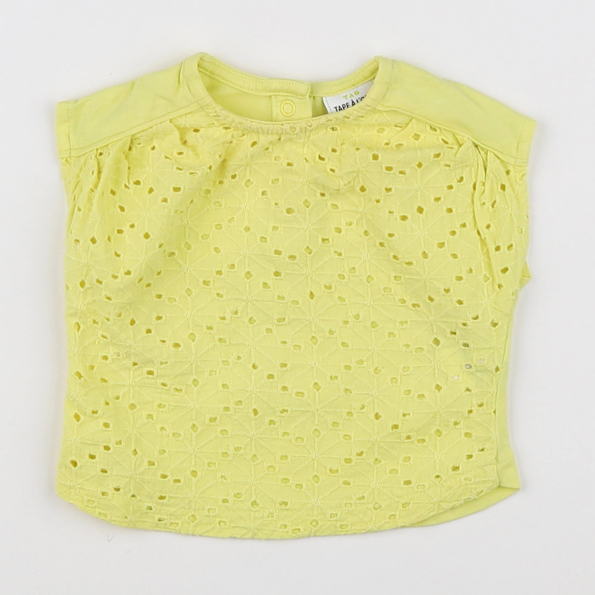 Tape à l'oeil - tee-shirt jaune - 3 mois