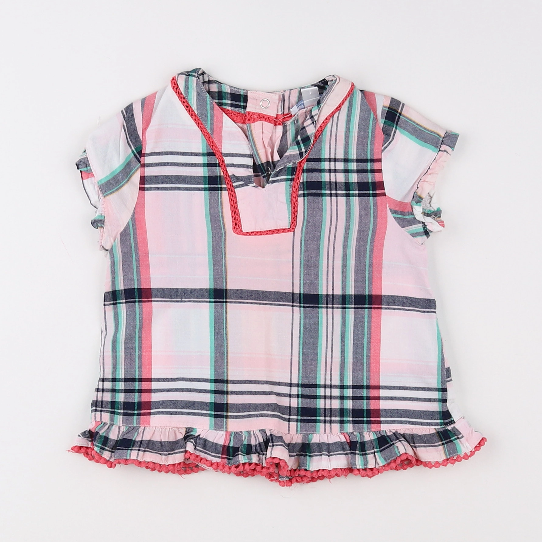 Vertbaudet - blouse multicolore - 18 mois